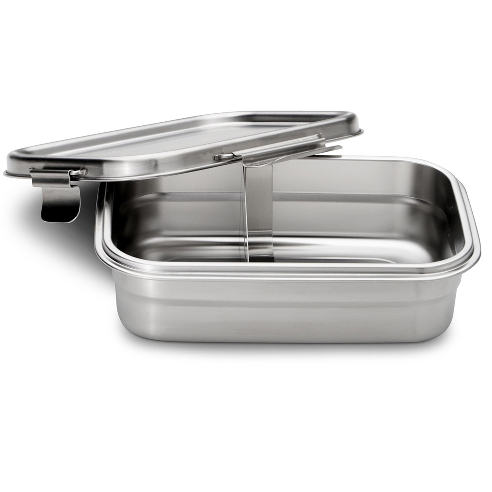 WEIS Vesperdose Lunchbox aus Edelstahl tiefe Form 1,2 Liter