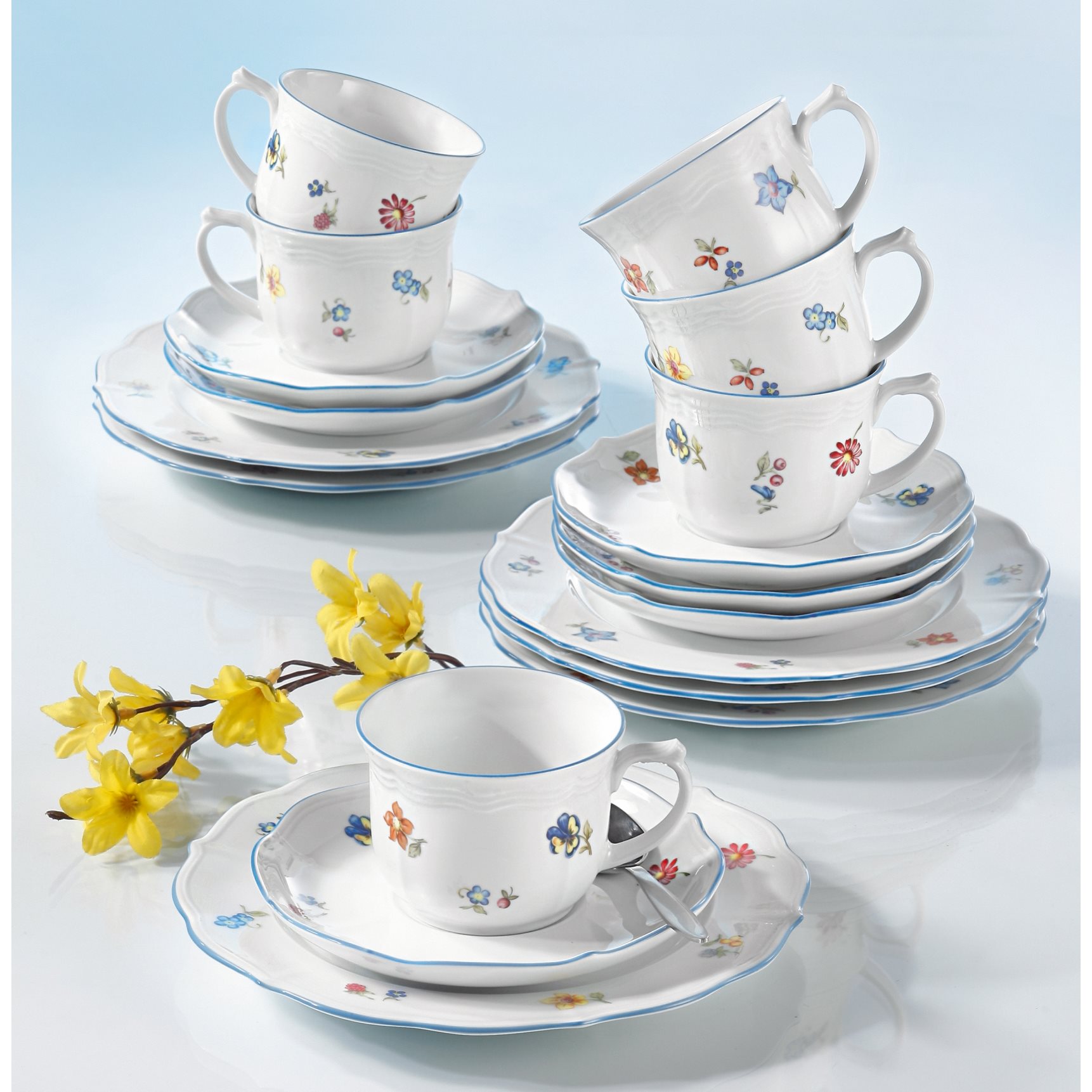 Seltmann Weiden SONATE Nostalgie 34032 Streublume Kaffeeservice 18 teilig
