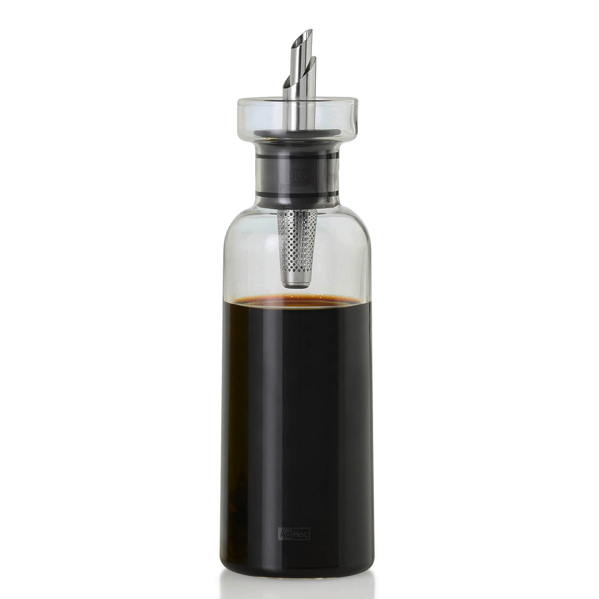 AdHoc oil dispenser vinegar dispenser AROMA POUR grey drip-free pouring 300 ml