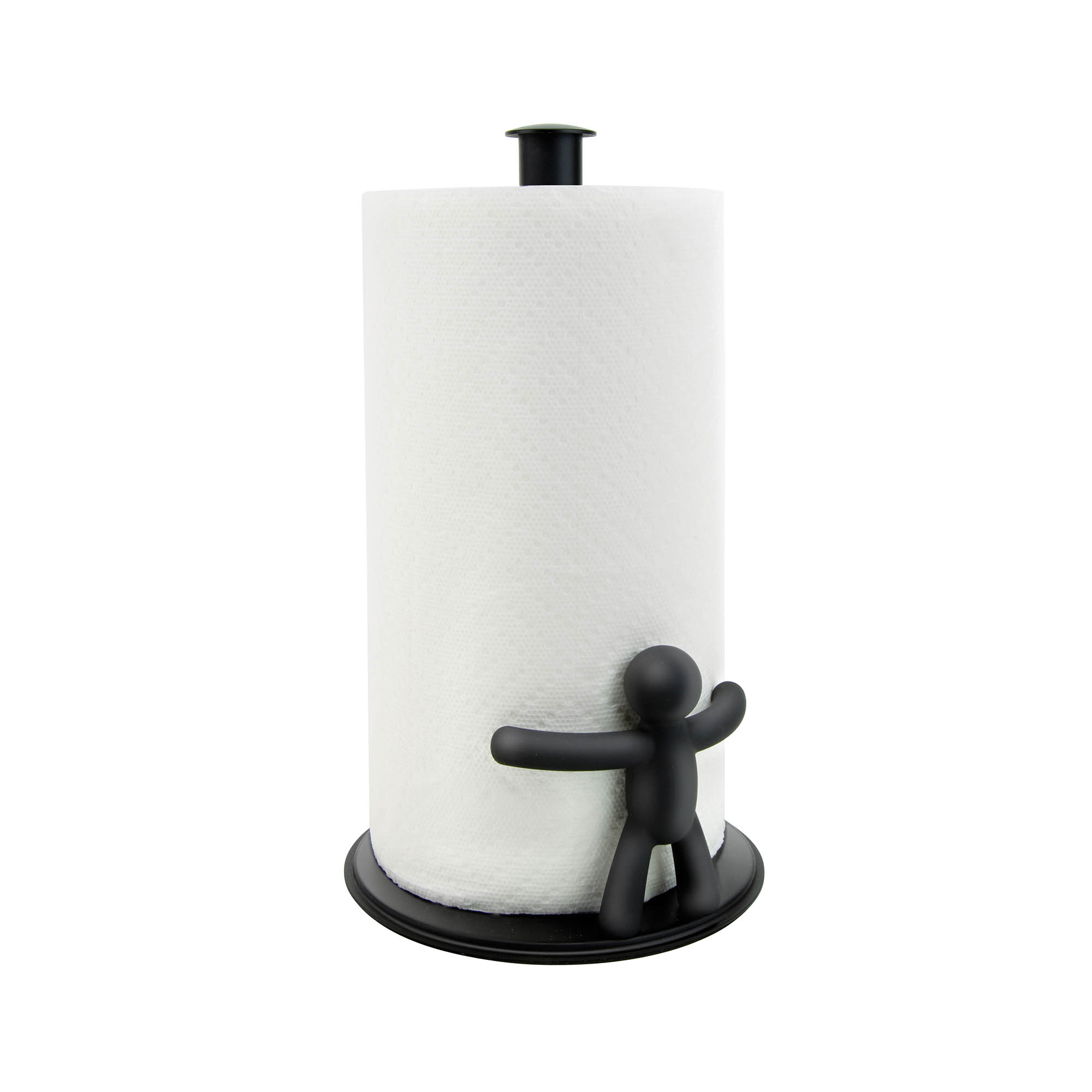 UMBRA kitchen roll holder Paper roll holder BUDDY black