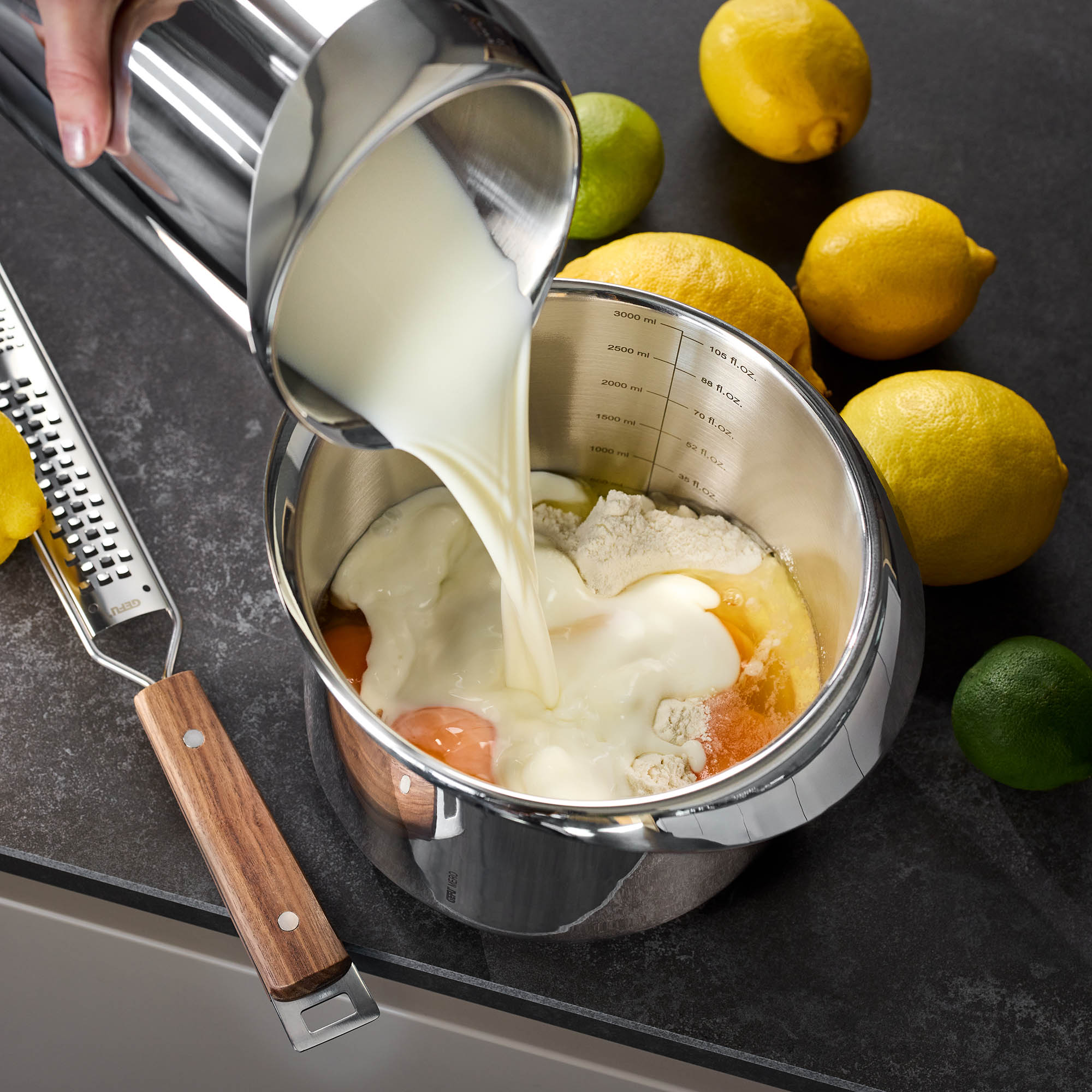 GEFU MERO stainless steel mixing bowl 1.5 litres