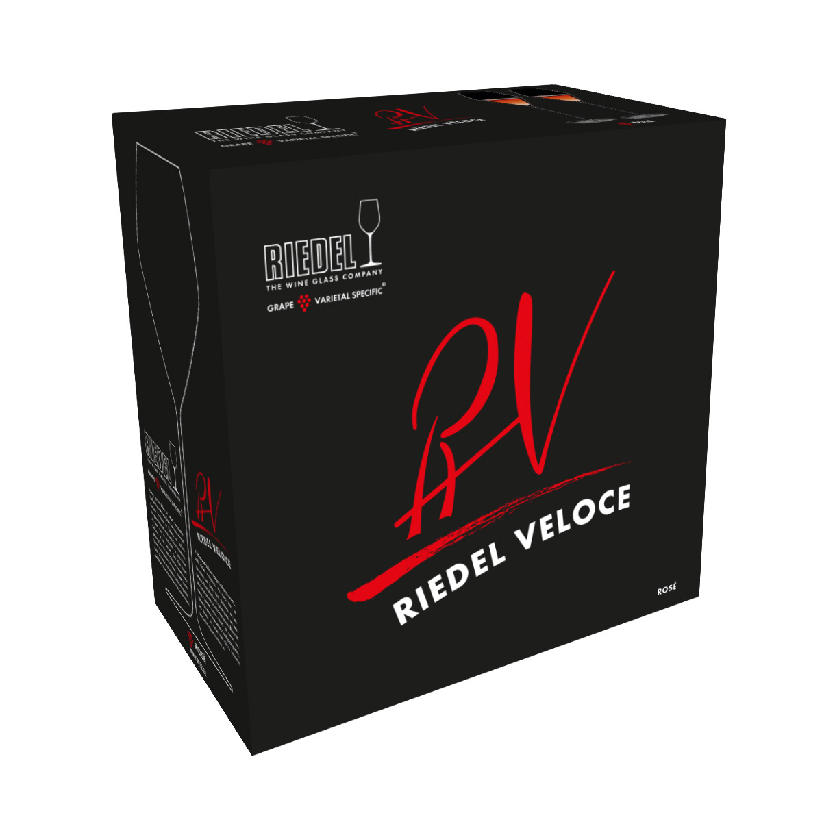 RIEDEL VELOCE series Set of 2 rosé wine glasses Capacity 347 ml
