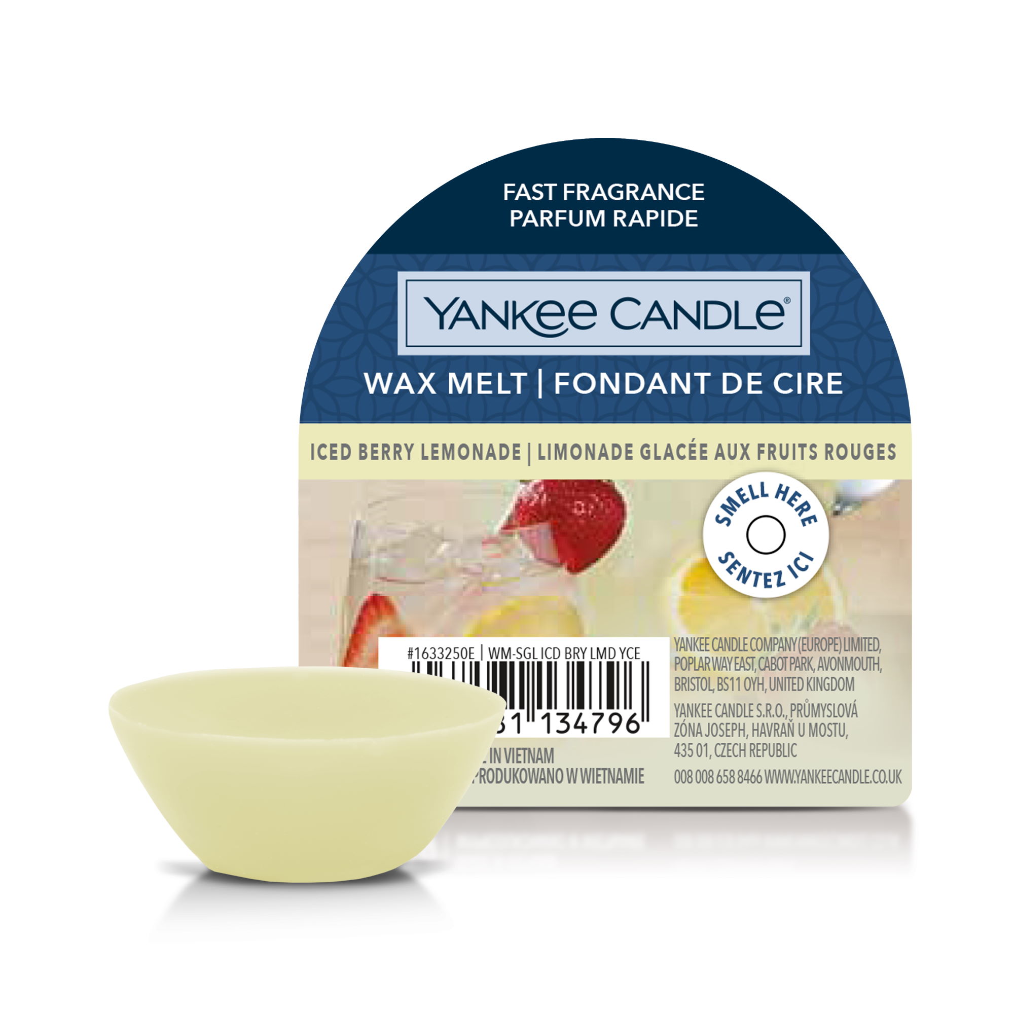 YANKEE CANDLE Wax Melt ICED BERRY LEMONADE 22 g Duftwachs
