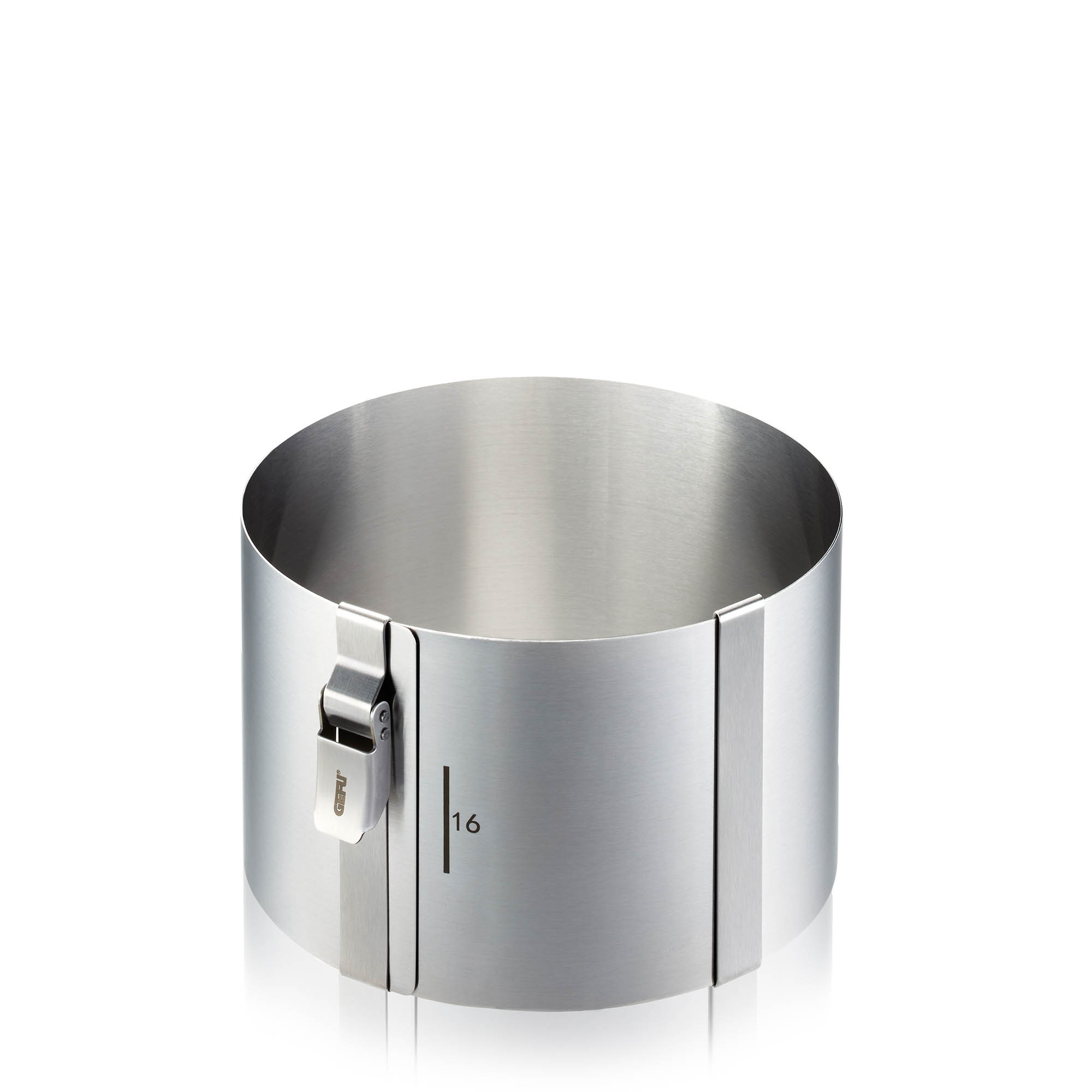 GEFU Tortenring TONDO CLIP mit Sicherungsclip Höhe 10 cm