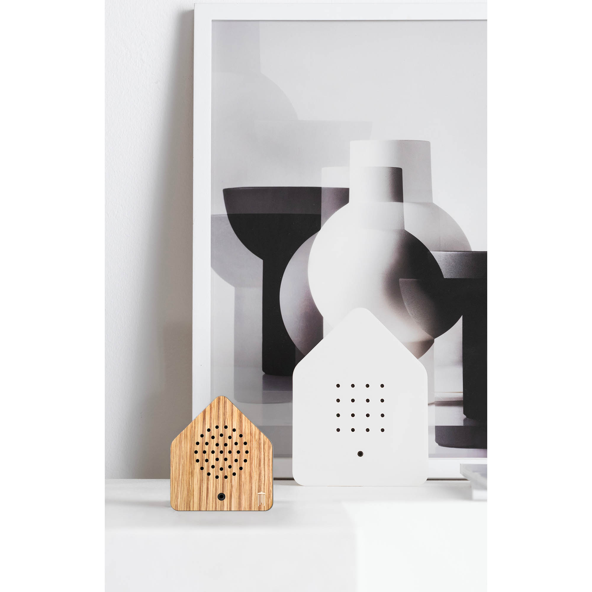 RELAXOUND chirping box SATELLITE Relaxing Sound WINDSPIEL oak
