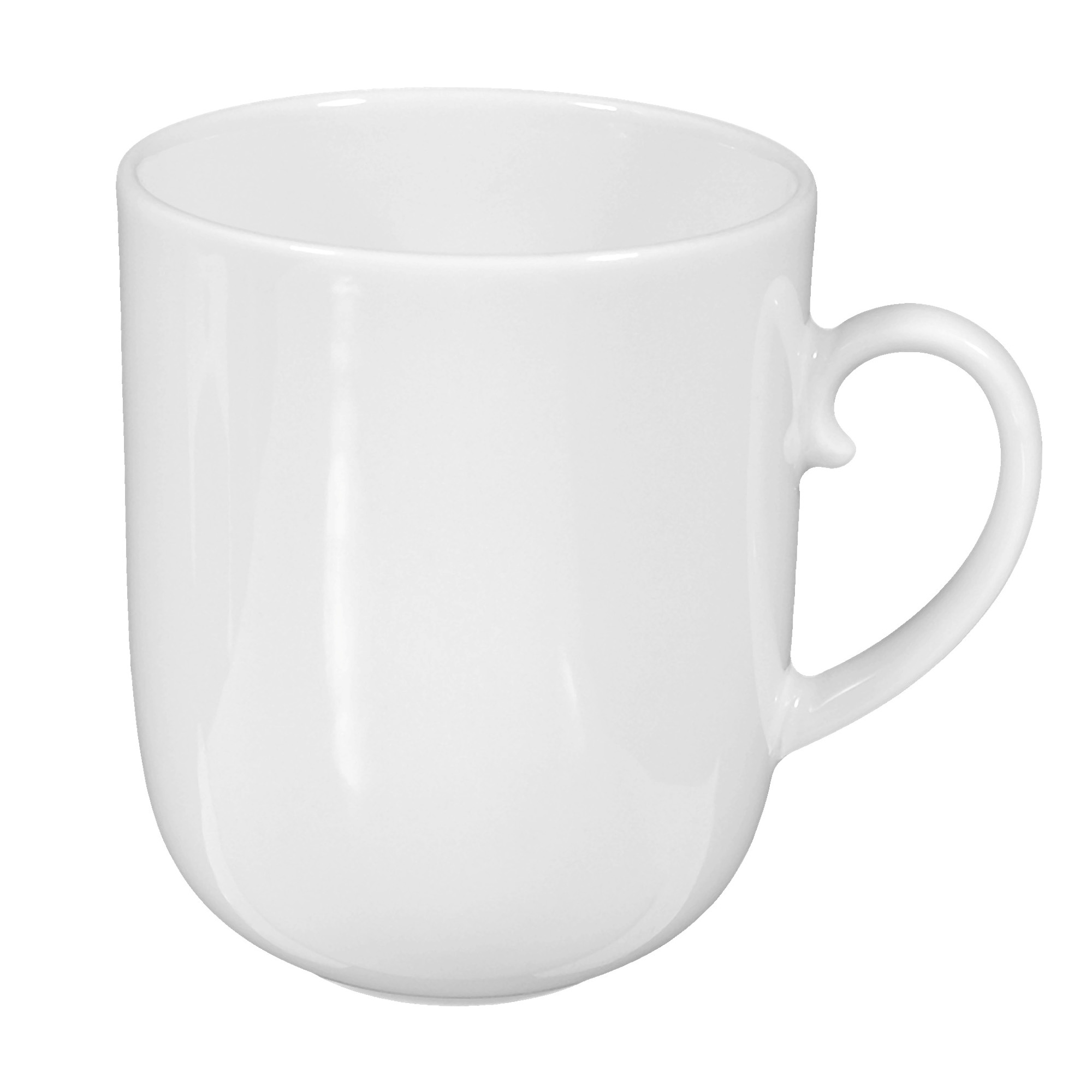 Seltmann Weiden RONDO/LIANE weiß 007 Becher mit Henkel 0,27 Liter 6 Stück