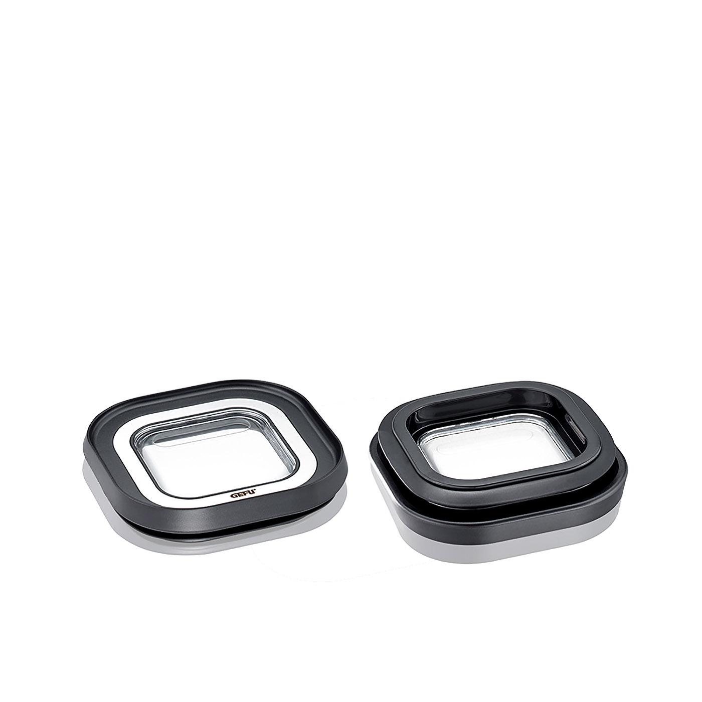 GEFU 3er Set Vorratsdosen Vorratsbehälter PANTRY MINI Borosilikatglas stapelbar