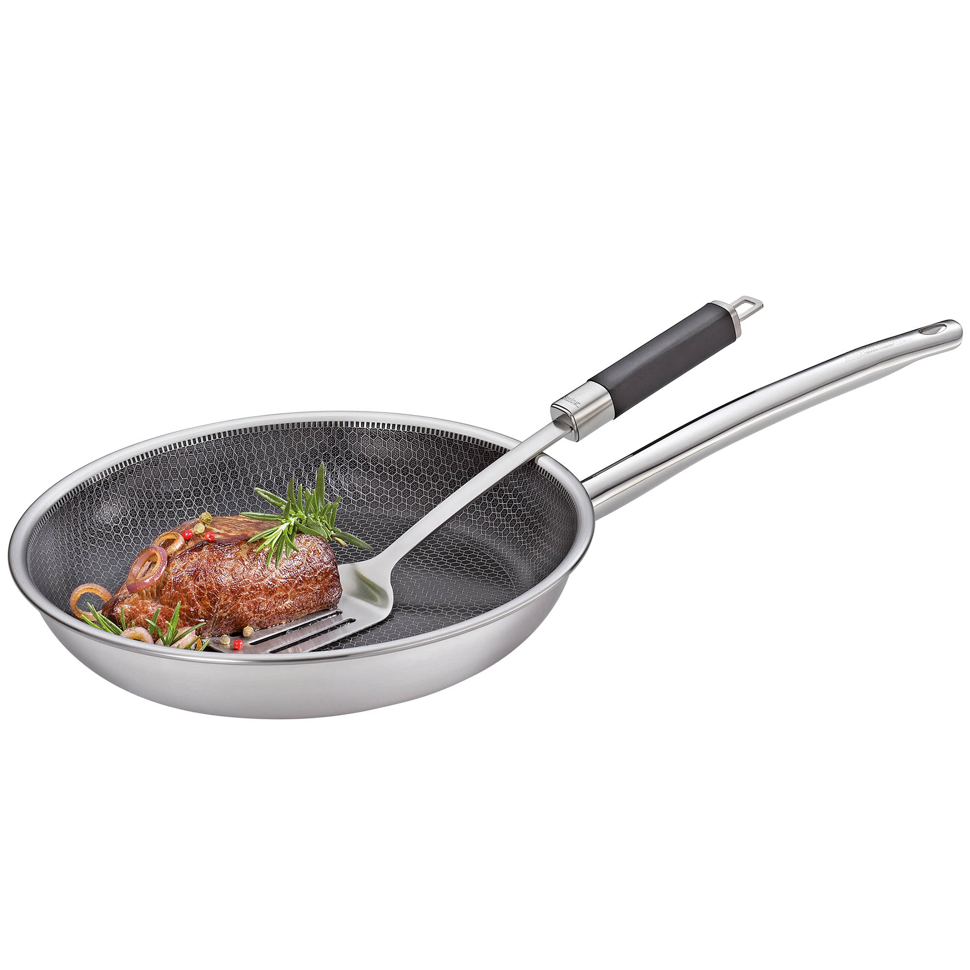 SPRING Bratpfanne VULCANO CUT RESIST PURE 16 cm Antihaftbeschichtet PFAS-frei