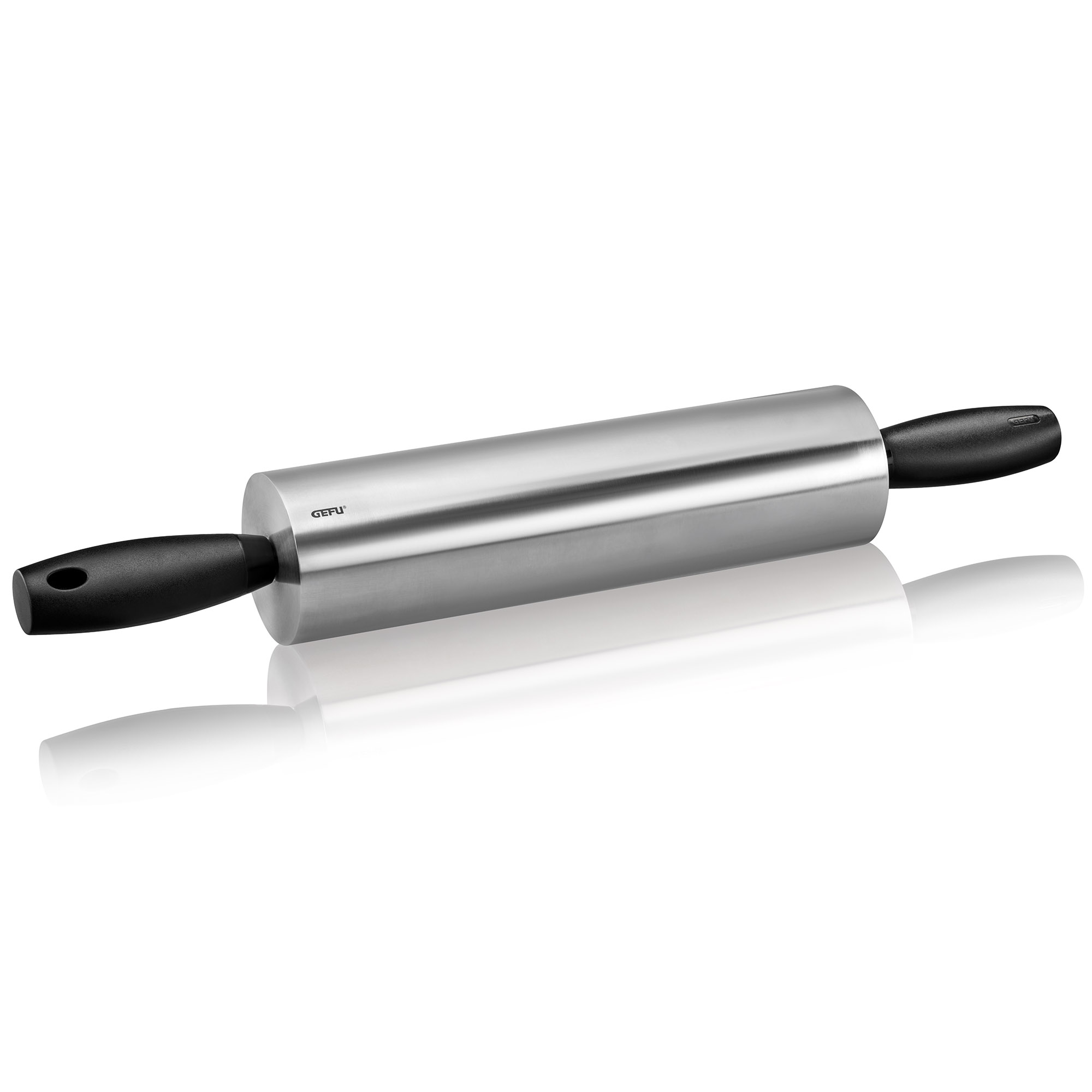 GEFU Teigroller ROTOLO Nudelholz aus Edelstahl 26 cm