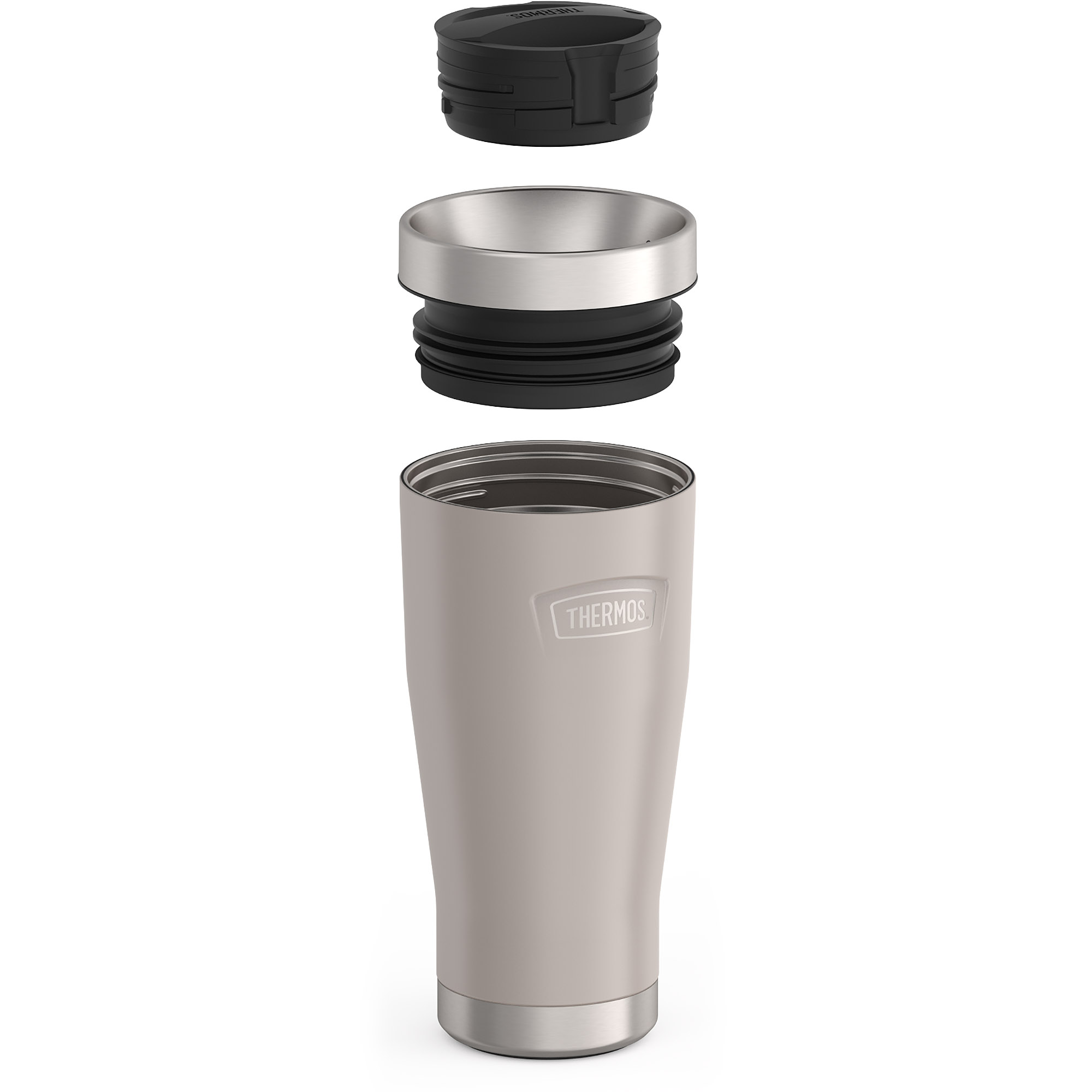 THERMOS Isoliertrinkbecher ICON MUG 0,47 Liter Edelstahl doppelwandig sandstone