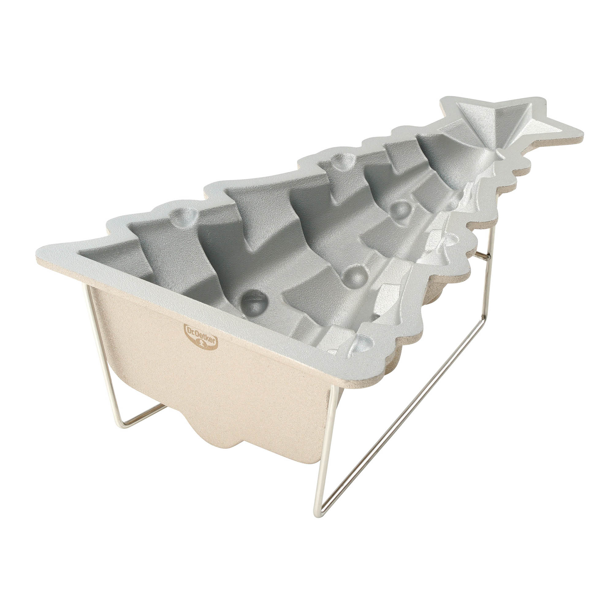 DR.OETKER Serie WHITE CHRISTMAS BAKING Motivbackform TANNENBAUM 0,5 Liter