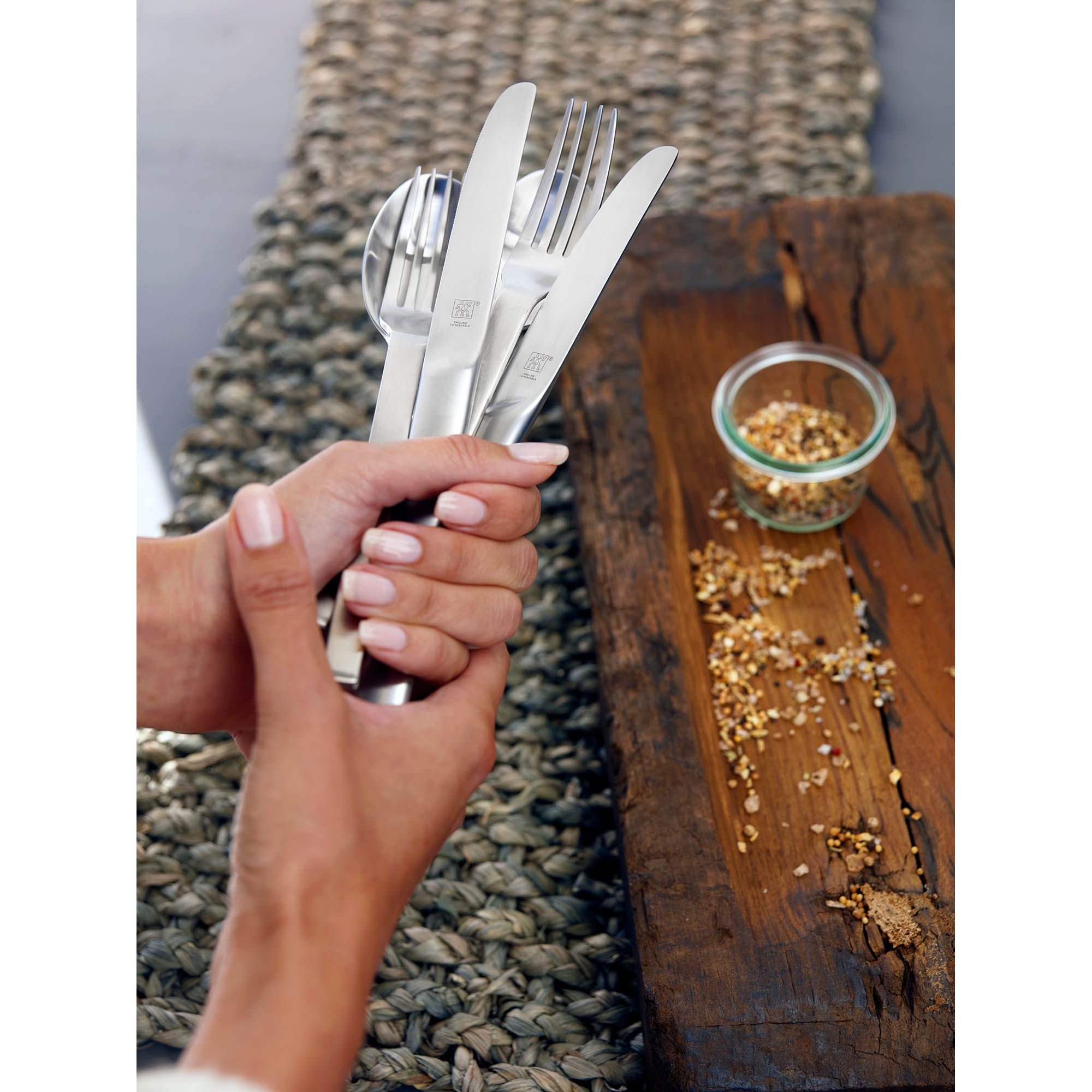 ZWILLING Besteck MINIMALE 30 teilig Edelstahl matt - Besteckkarton