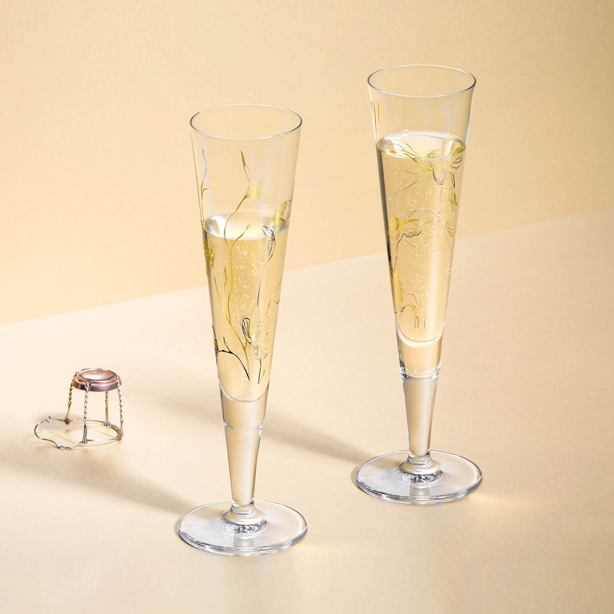 RITZENHOFF Champagne glass GOLDNACHT No 7 Contents 205 ml