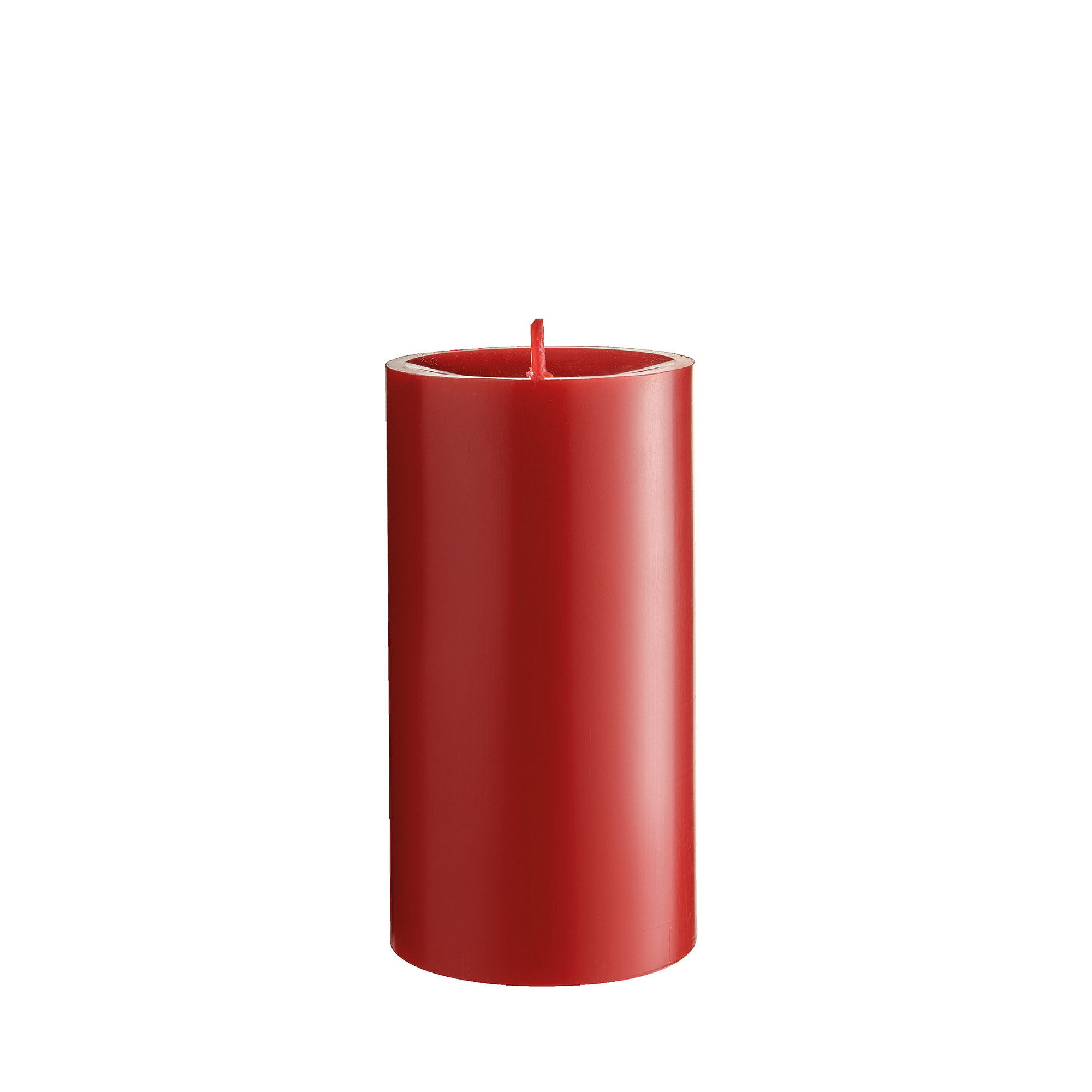 ENGELS KERZEN Stumpenkerze ORIGINAL STUMPENKERZE 15 cm zinnober