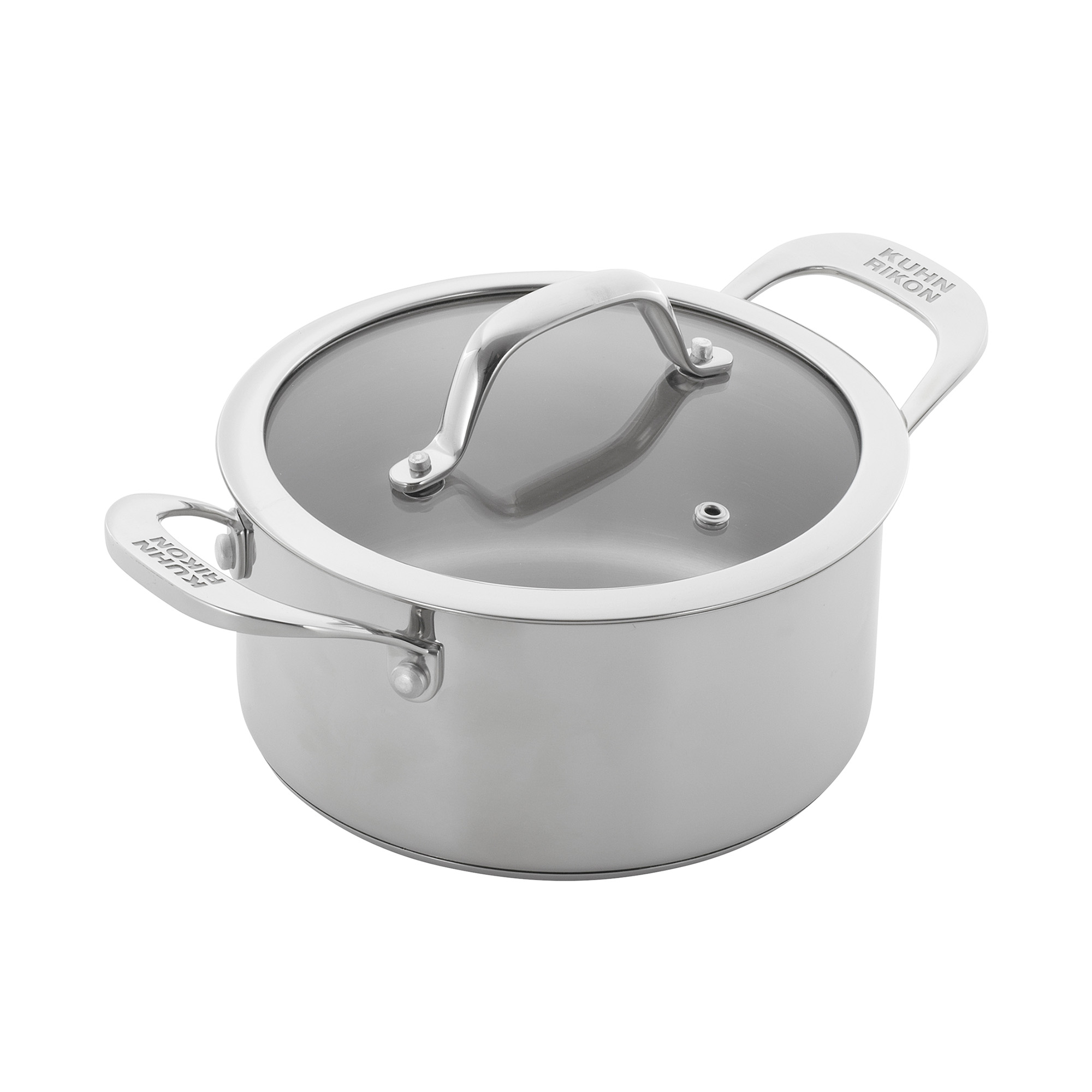 KUHN RIKON Kochtopf ALLROUND mit Glasdeckel 22 cm 4,1 Liter INDUKTION