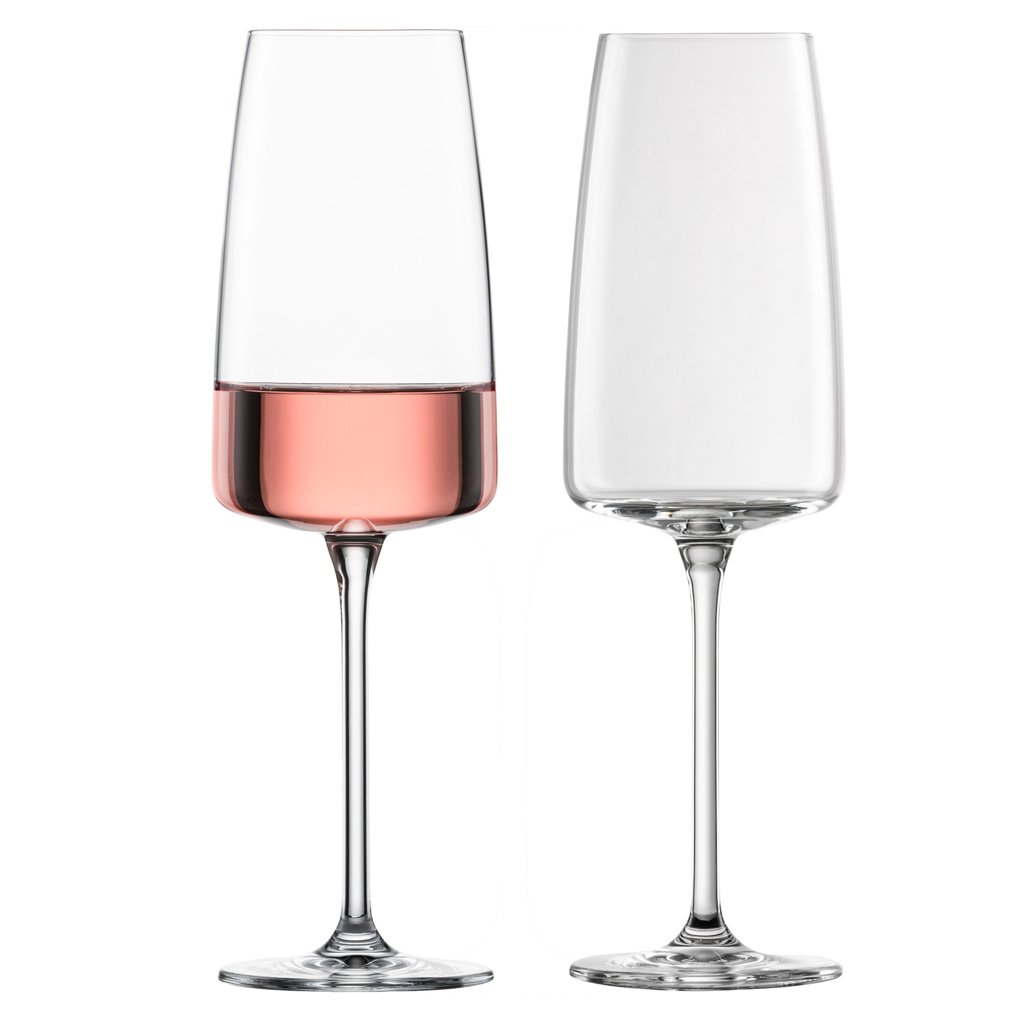 ZWIESEL GLAS Serie VIVID SENSES Sektglas leicht & frisch 2 Stück Inhalt 388 ml