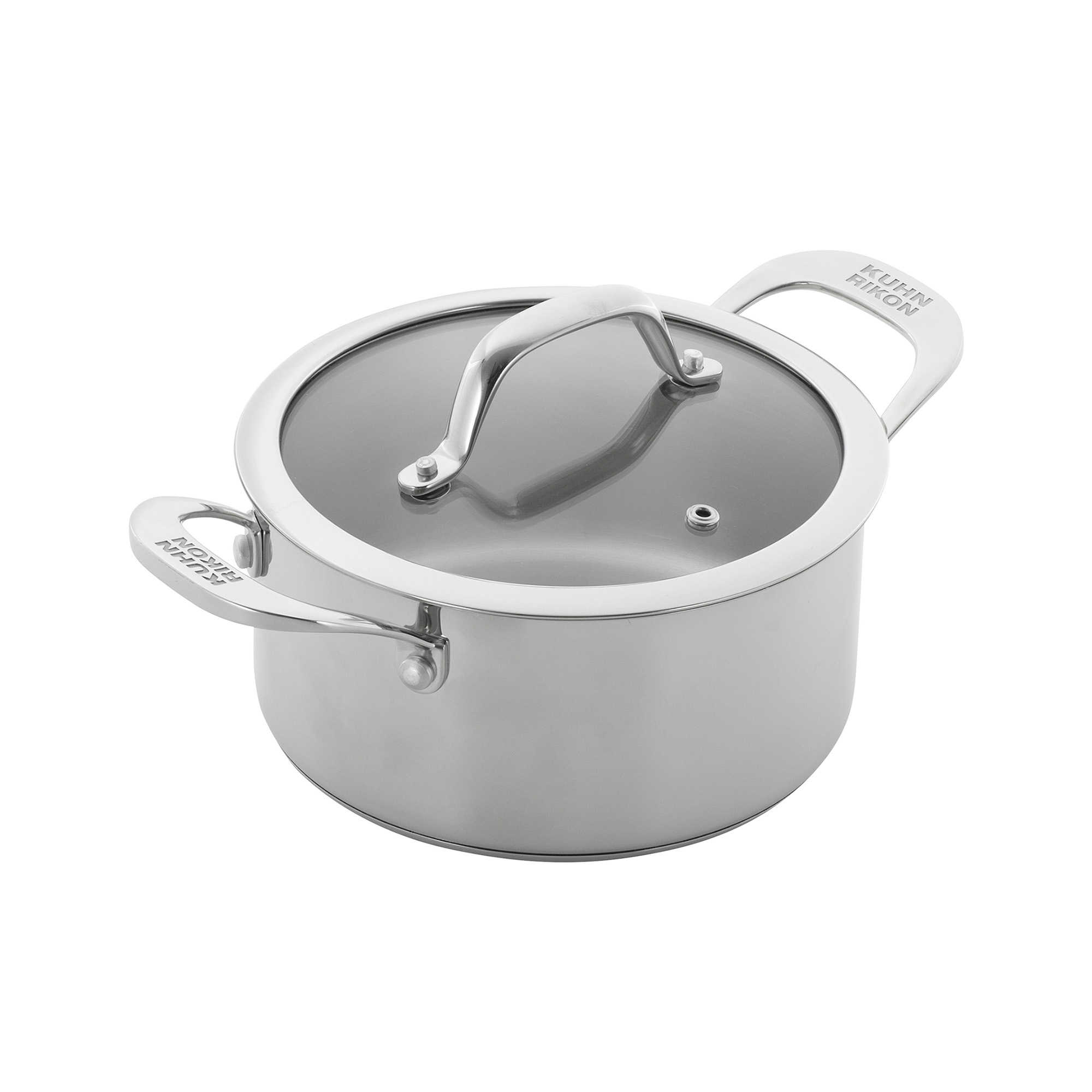 KUHN RIKON Kochtopf ALLROUND mit Glasdeckel 20 cm 3,1 Liter INDUKTION
