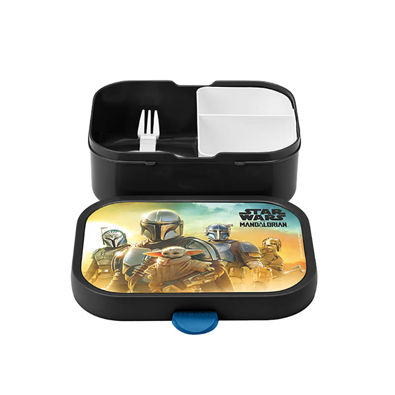 MEPAL Brotdose mit Bento-Einsatz CAMPUS 0,75 Liter Motiv Star Wars Mandalorian