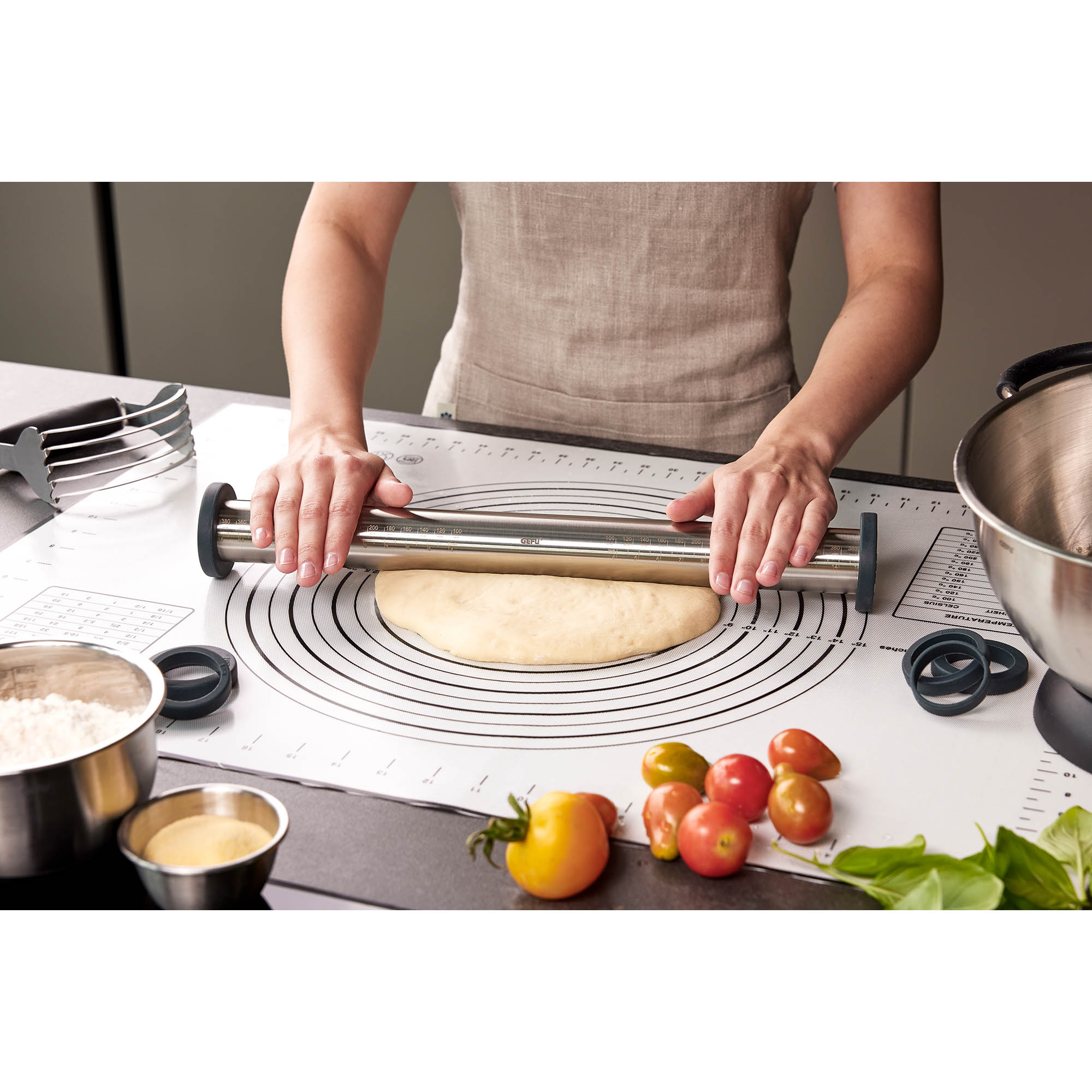 GEFU Backmatte Arbeitsmatte Ausrollmatte PAD 70 x 50 cm