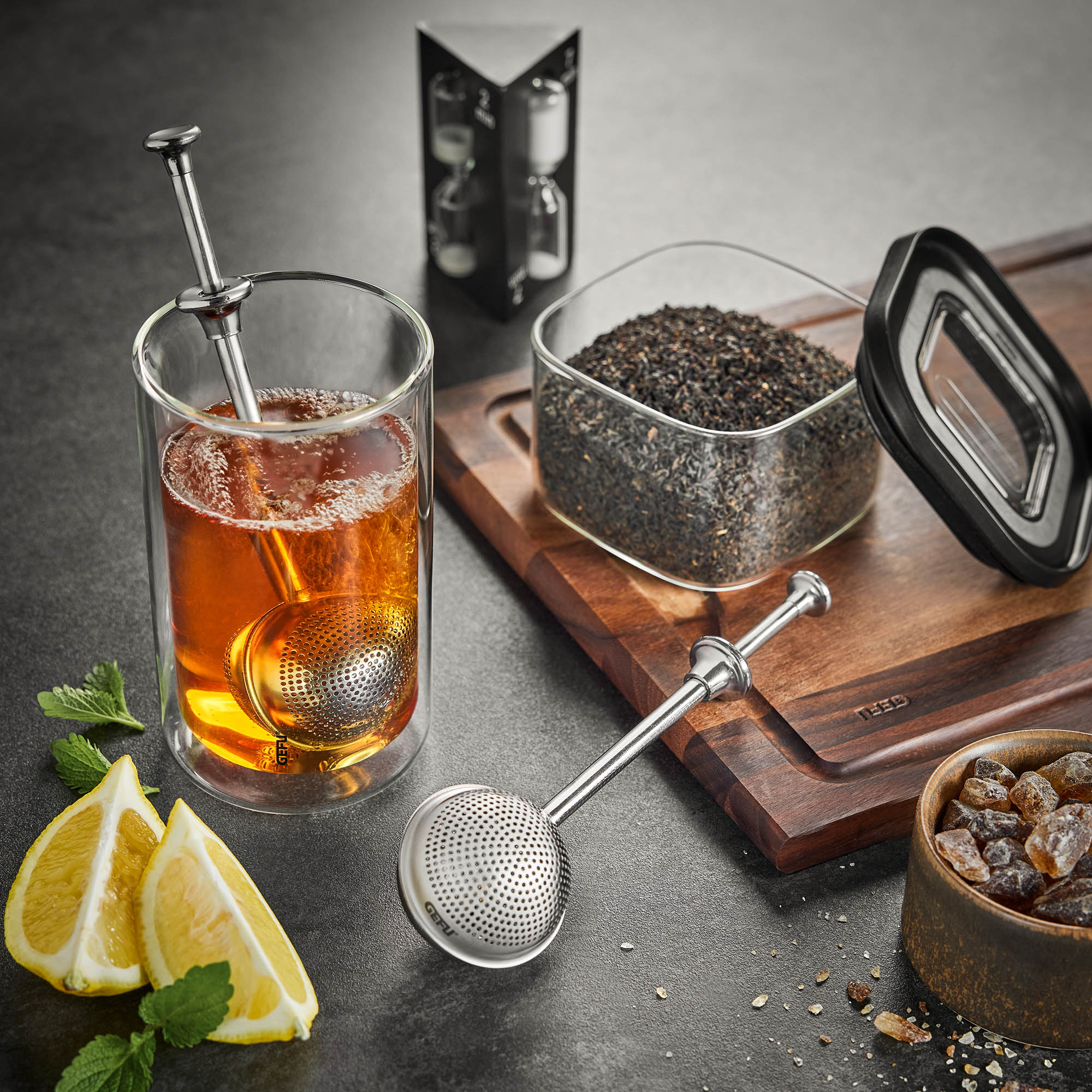 GEFU Teefilter T-STICK Teesieb aus Edelstahl für 1 Tasse/Glas