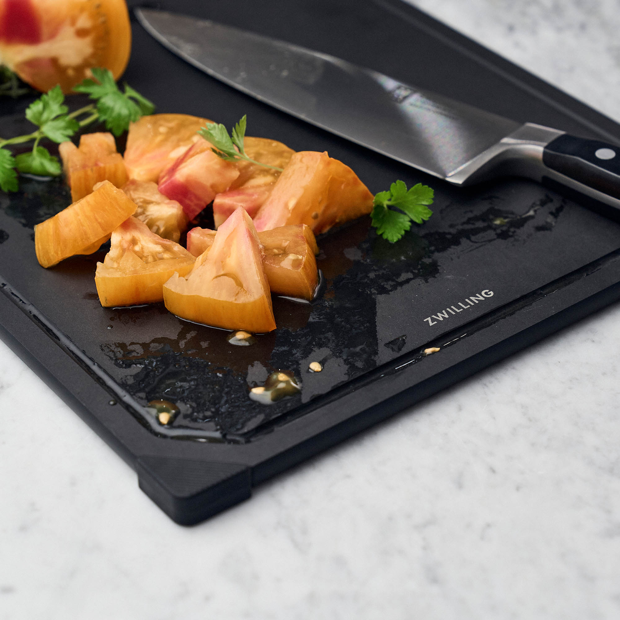 ZWILLING fibrewood cutting board 42 x 30 cm black