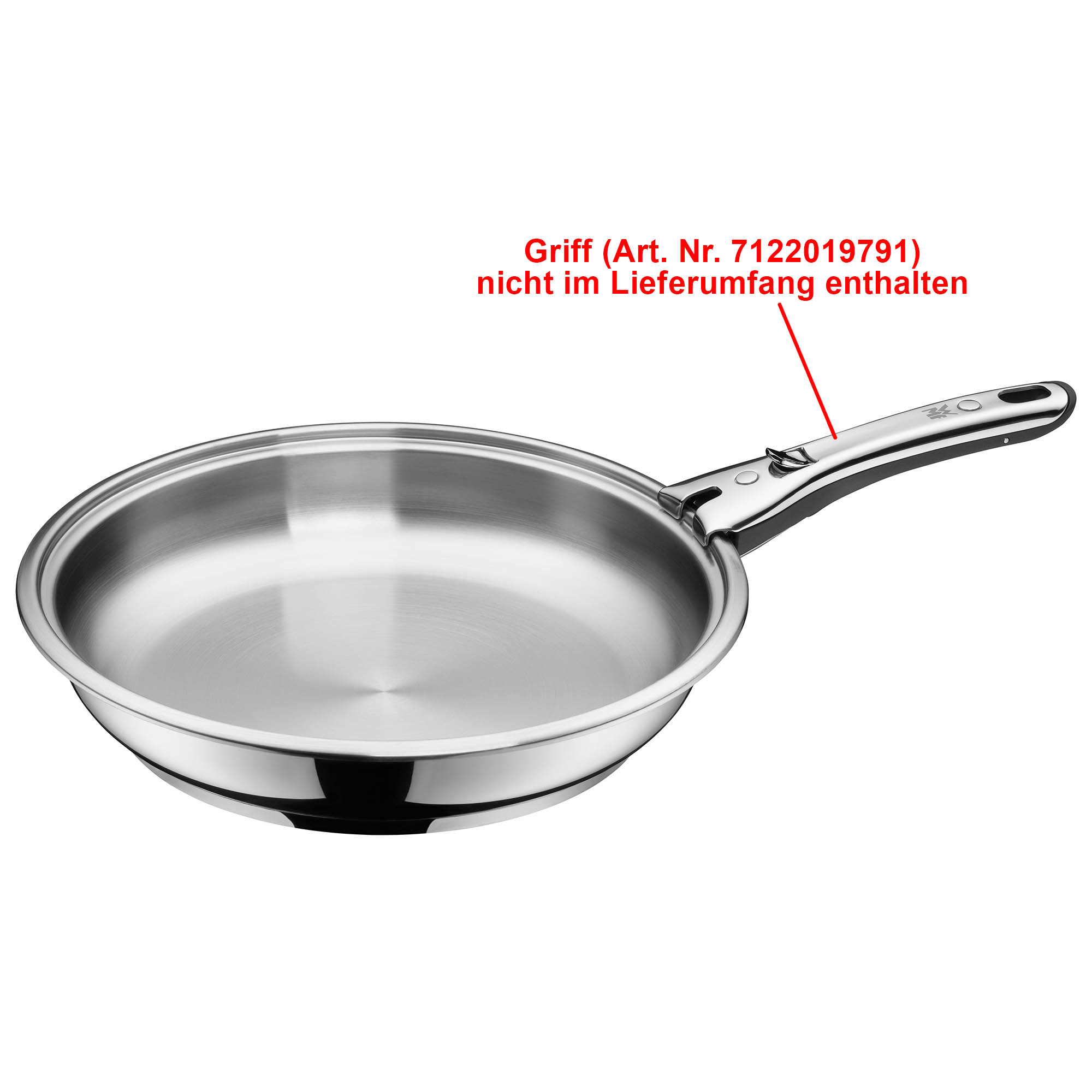 WMF Serie CLICK & SERVE Bratpfanne Edelstahl 28 cm INDUKTION