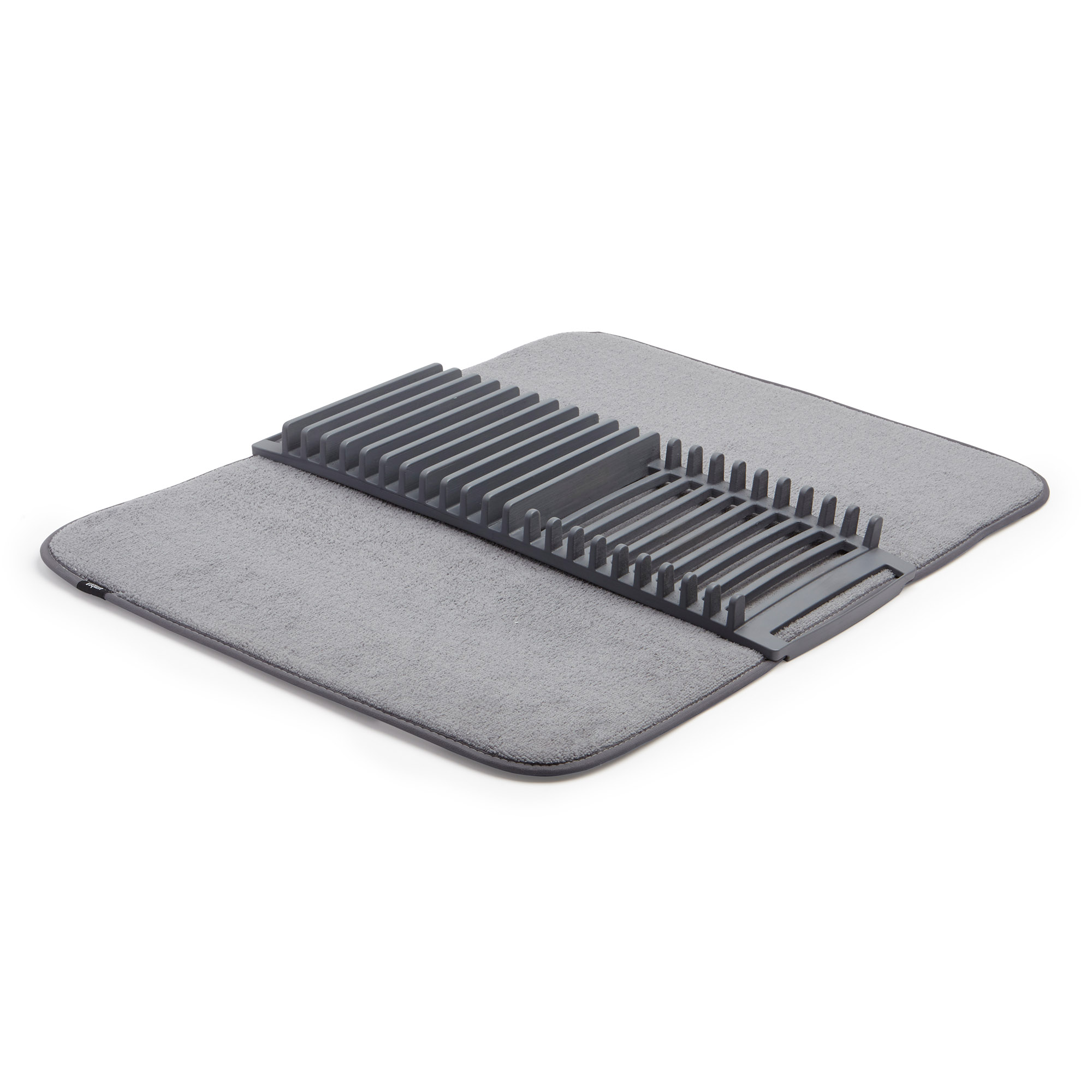 UMBRA Abtropfgestell mit Mikrofaser-Abtropfmatte UDRY 61 x 46 cm anthrazit