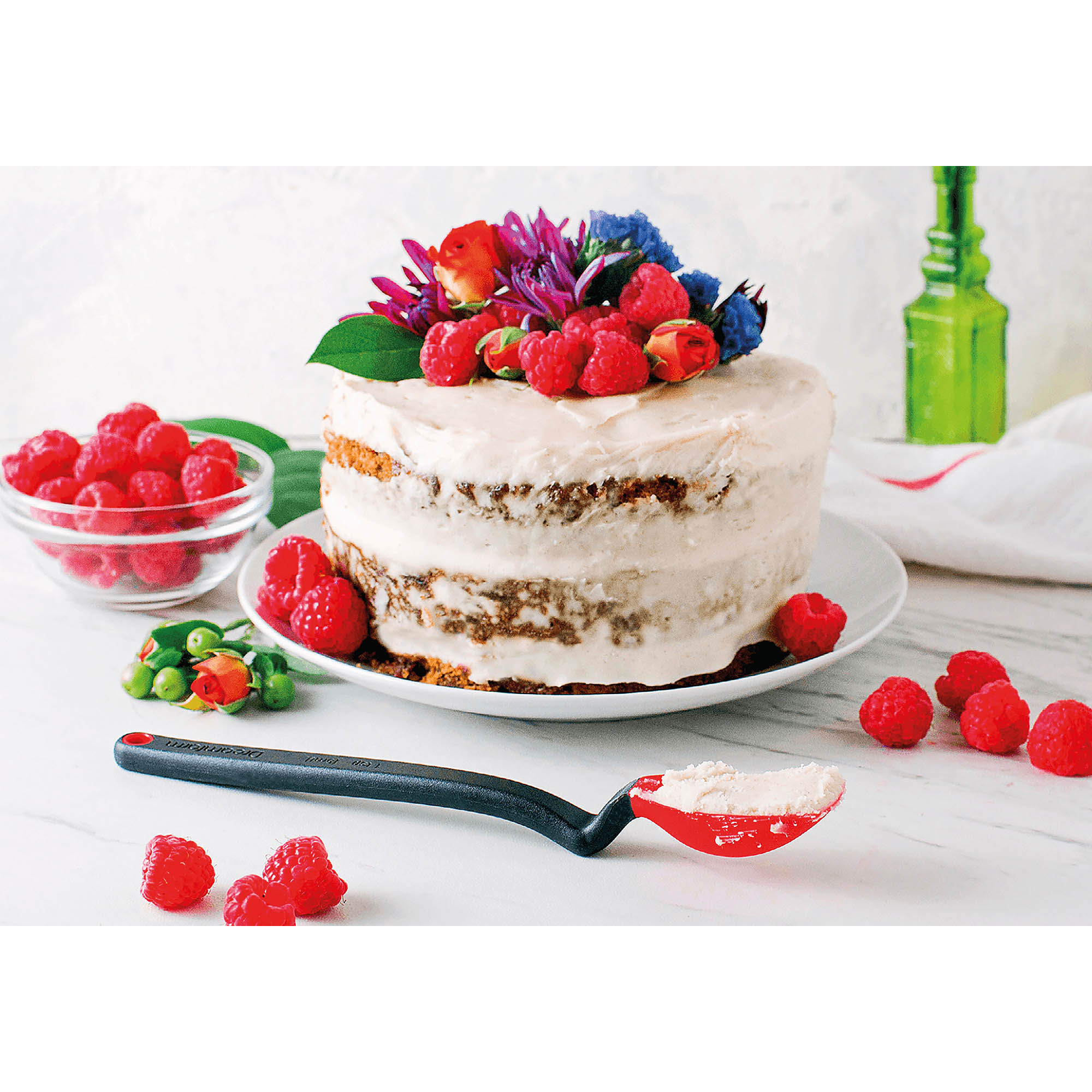 DREAMFARM jam spoon dough scraper MINI SUPOON red