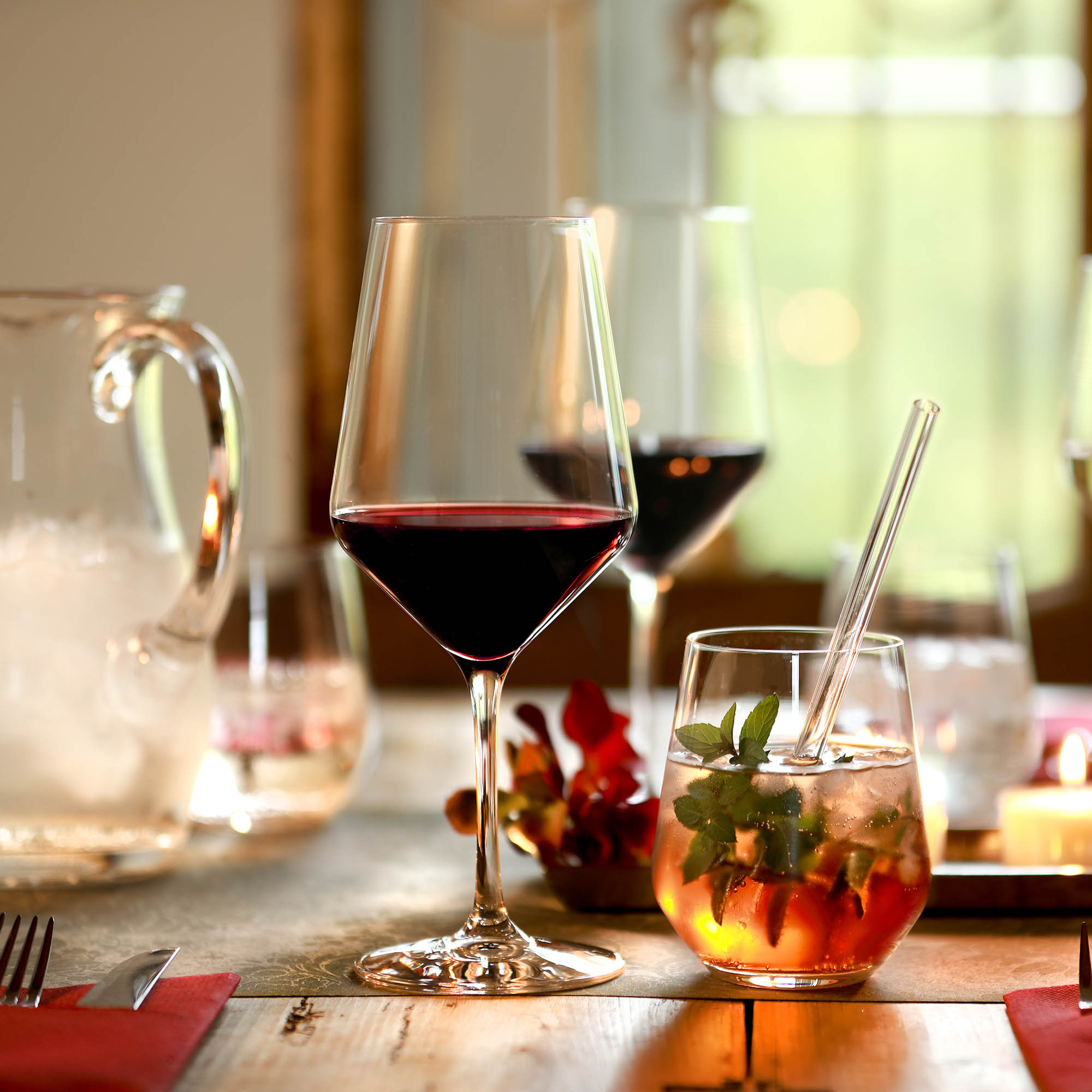 STÖLZLE LAUSITZ Serie REVOLUTION Bordeauxkelch 6 Stück geeicht 0,2 l Füllstrich