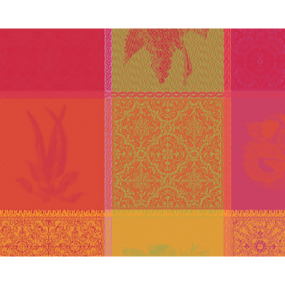 GARNIER-THIEBAUT Tischset MILLE TUTTI FRUTTI SANGRIA 50 x 40 cm 100% Baumwolle