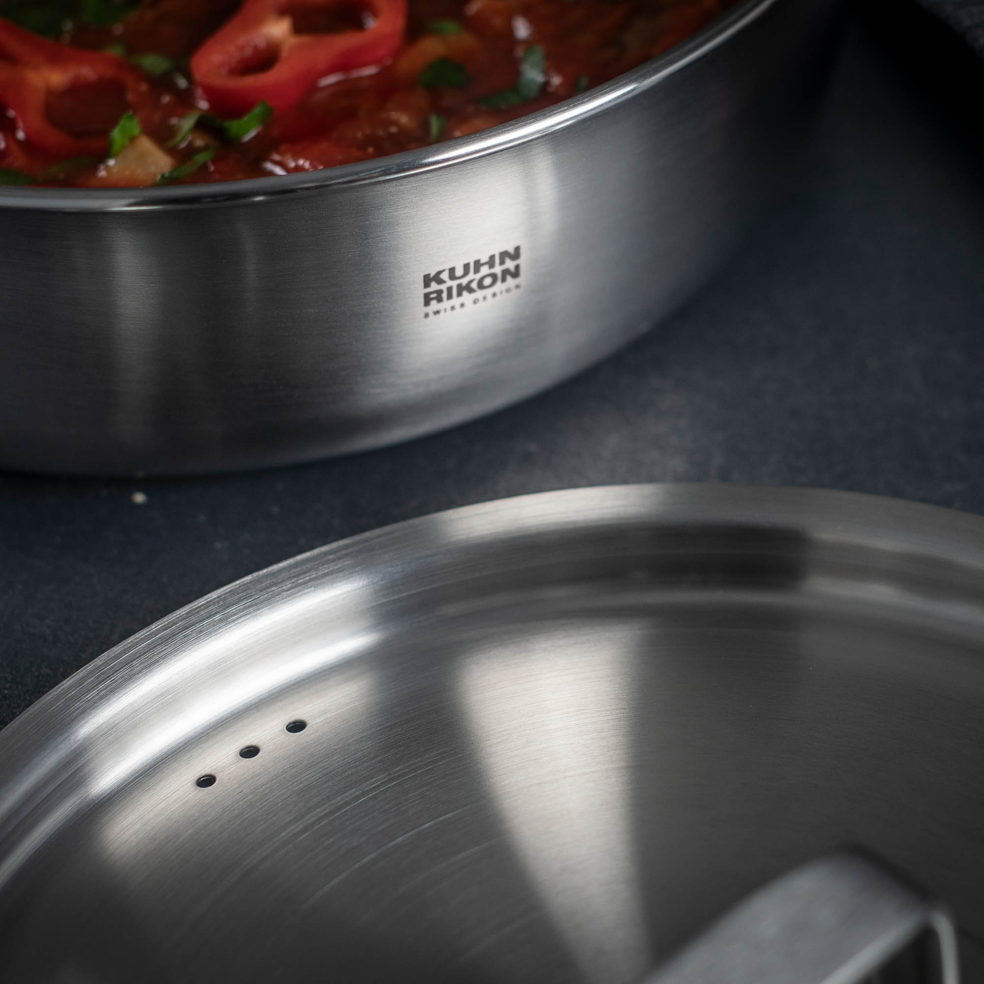 KUHN RIKON Schmorpfanne CULINARY FIVEPLY 4,5 Liter 28 cm INDUKTION
