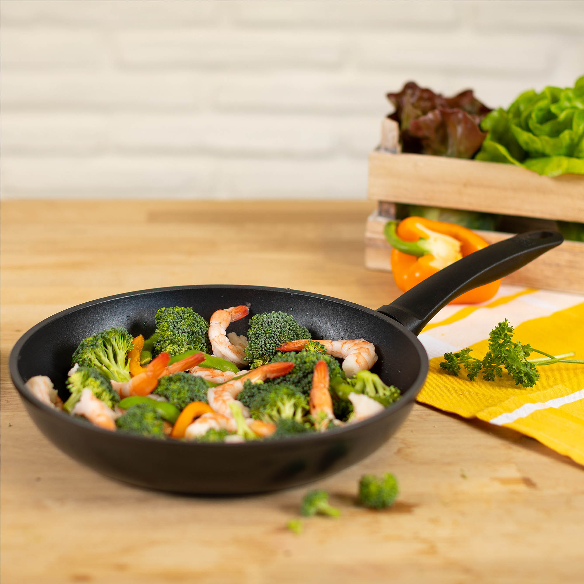 KUHN RIKON Topf-Set EASY INDUCTION 3-teilig Kochtopf, Stielkasserolle, Bratpfanne