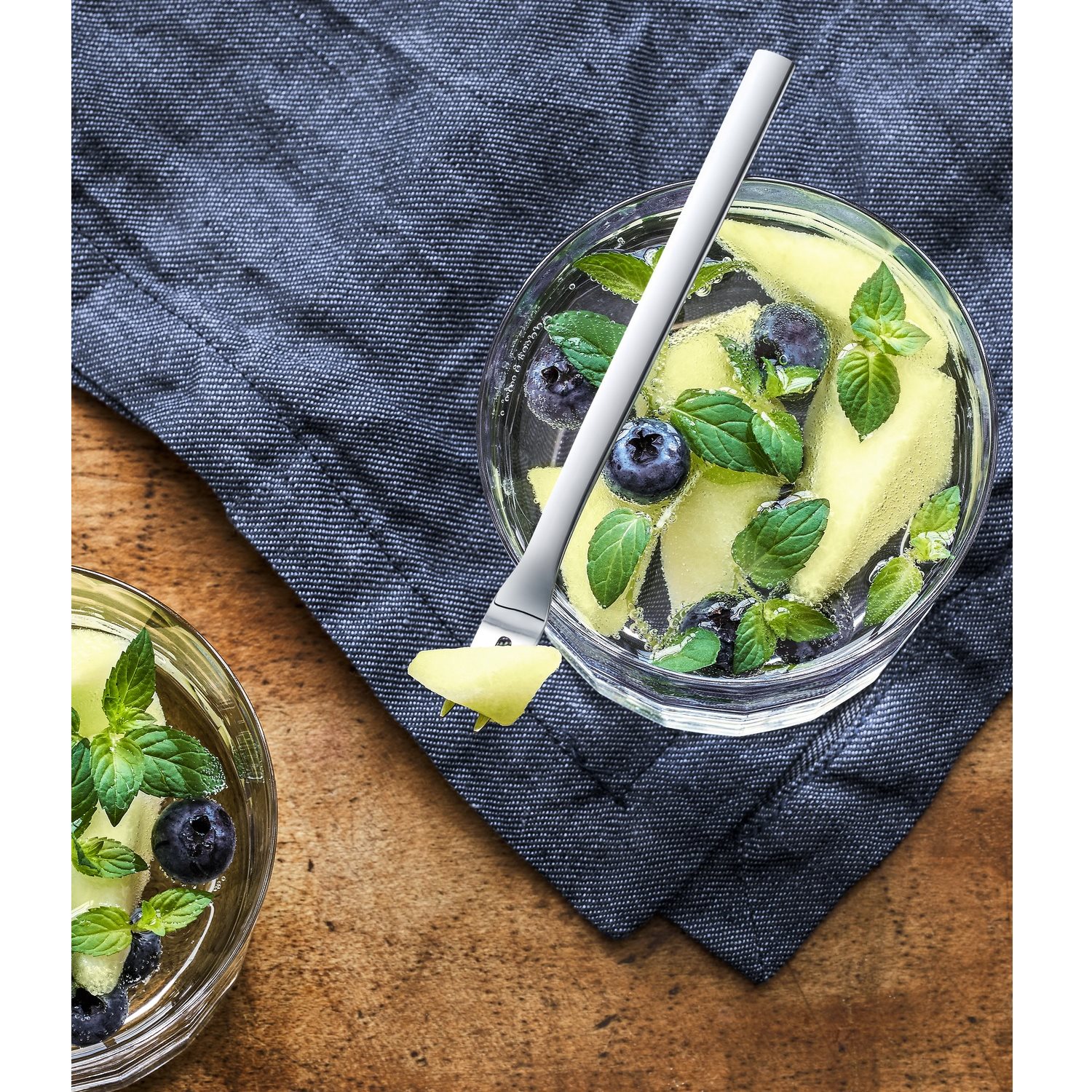 WMF Serie NUOVA Bowlengabel Set 6 Stück Bowlegabel