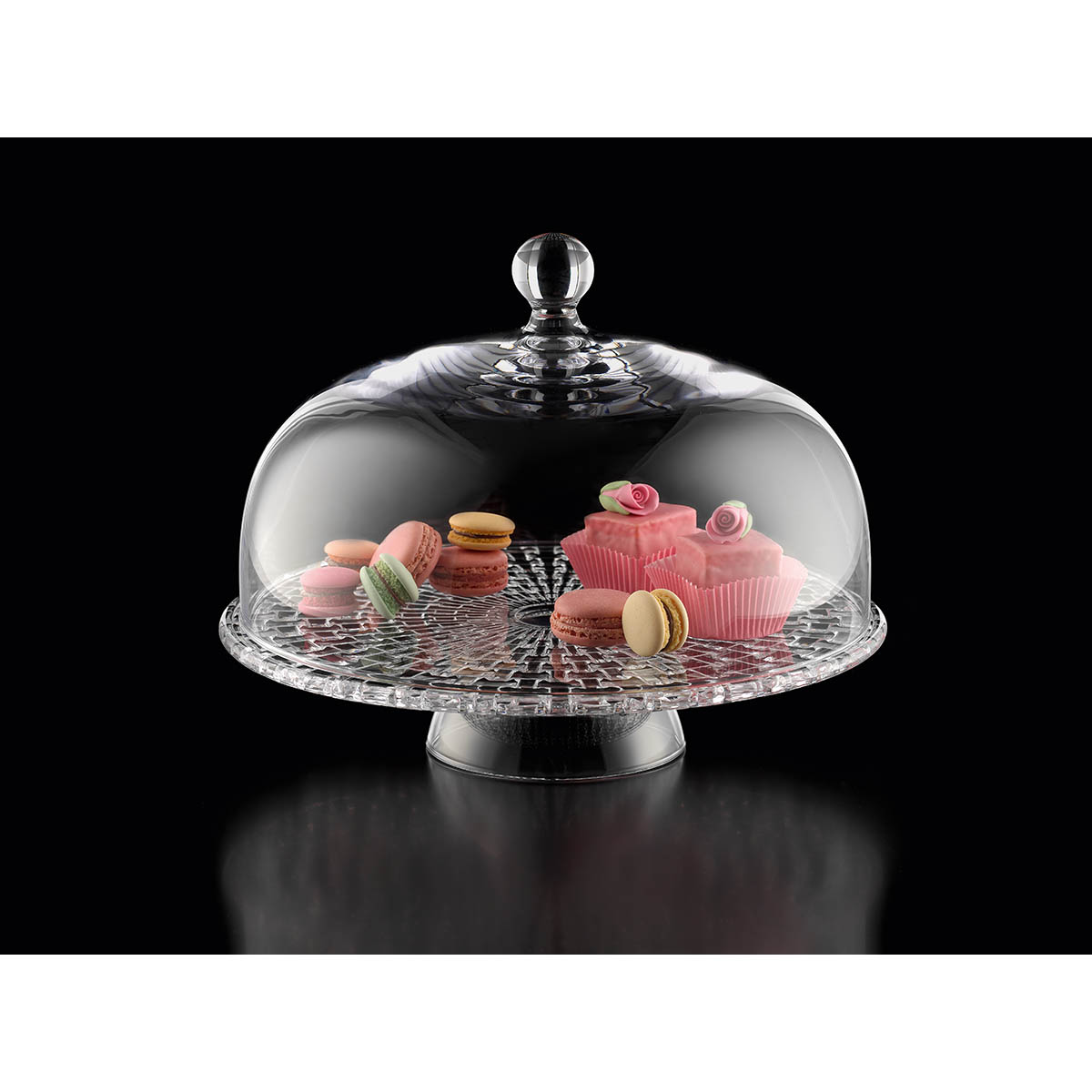 NACHTMANN Serie Bossa Nova Tortenplatte 32 cm mit Haube 30 cm Kuchenplatte