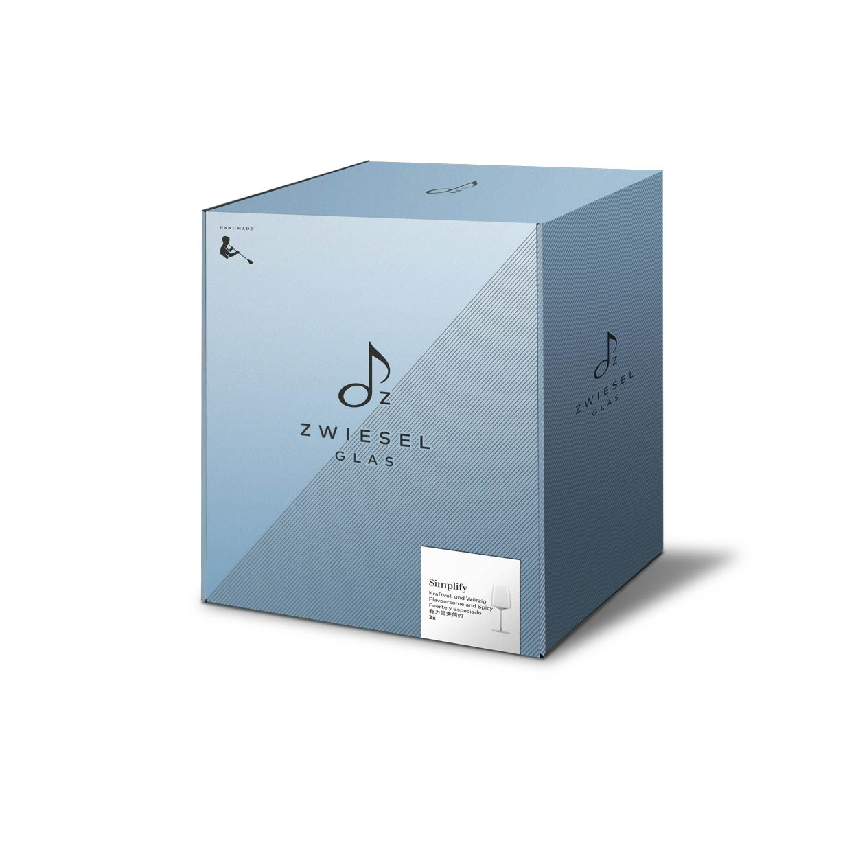 ZWIESEL GLAS Serie SIMPLIFY Weinglas kraftvoll & würzig mundgeblasen 2 Stück 689 ml