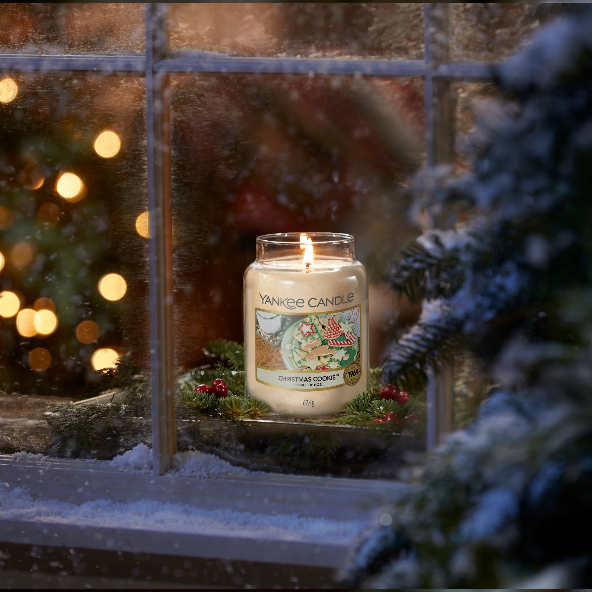 YANKEE CANDLE Große Kerze CHRISTMAS COOKIE 623 g Duftkerze