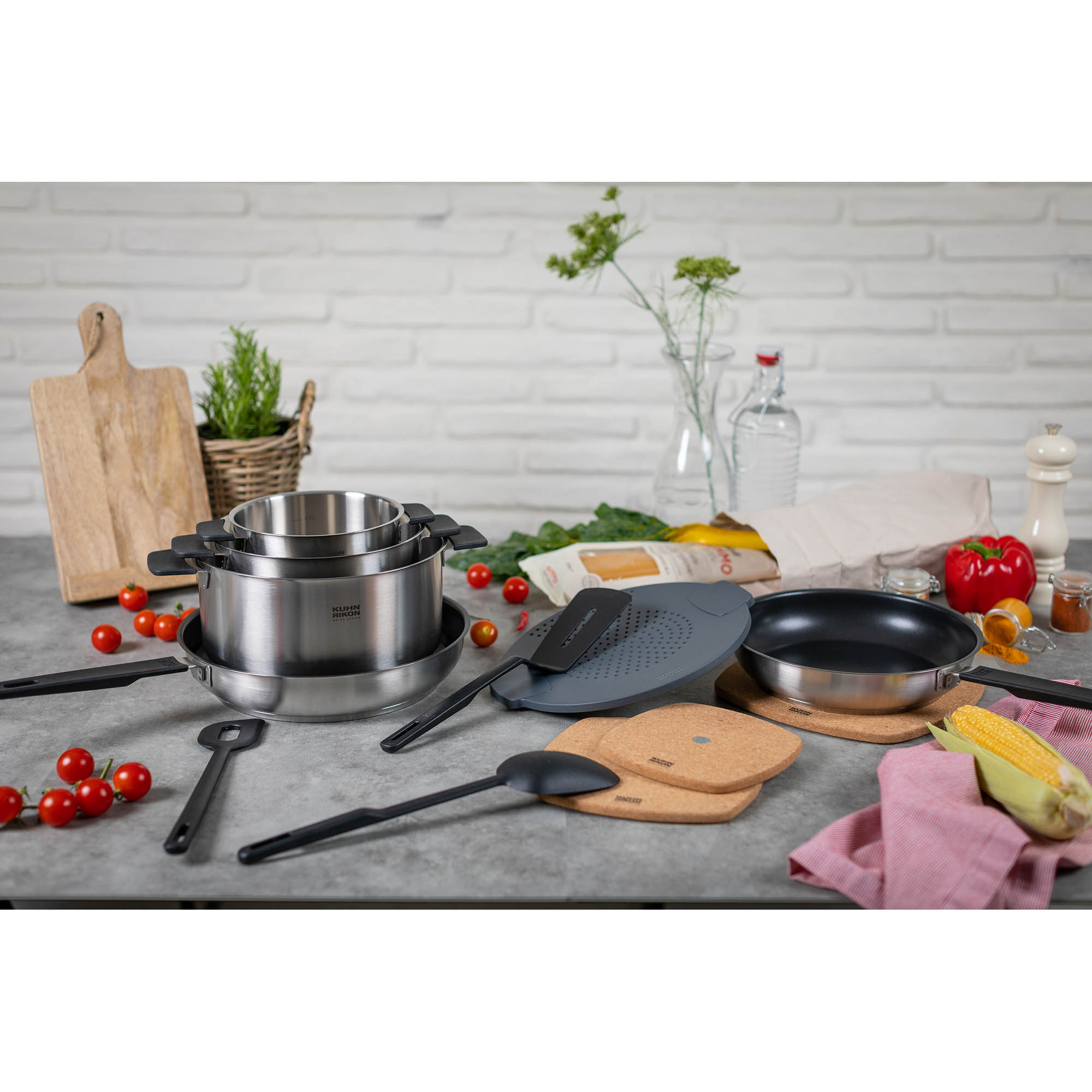 KUHN RIKON SMART & COMPACT saucepan 24 cm 5.0 litres INDUCTION