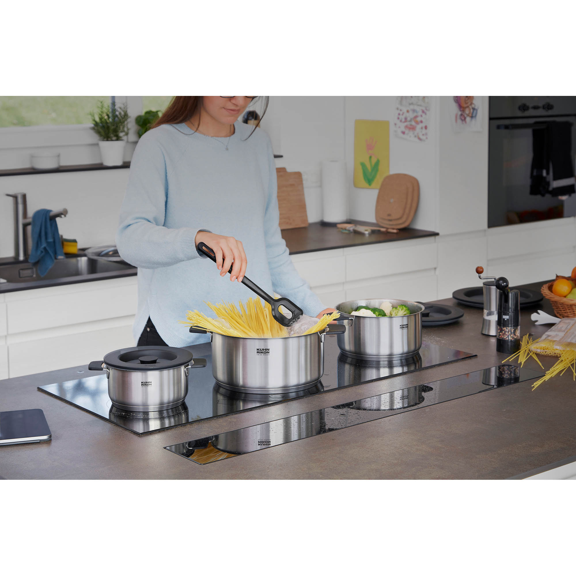KUHN RIKON SMART & COMPACT saucepan 24 cm 5.0 litres INDUCTION