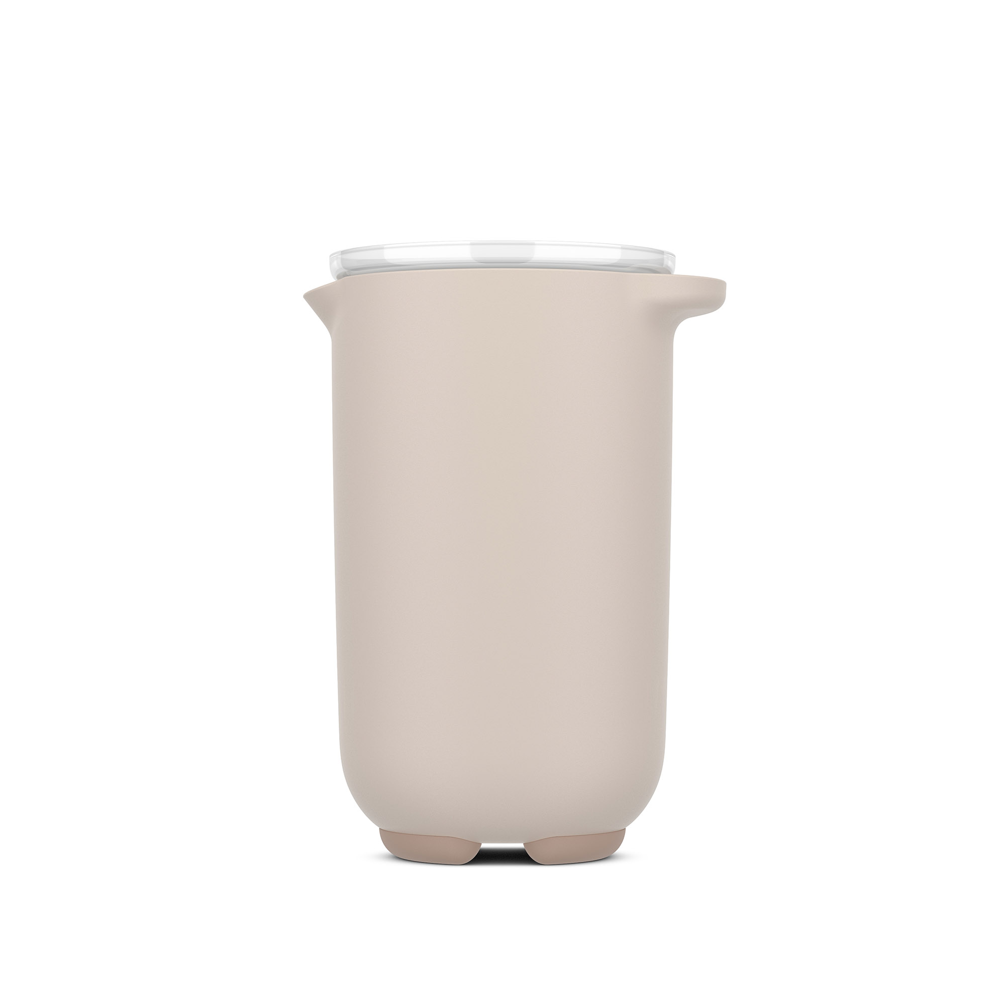 MEPAL Rührbecher CHEF IT Rührschüssel 1,0 Liter chalk (beige) mit Deckel