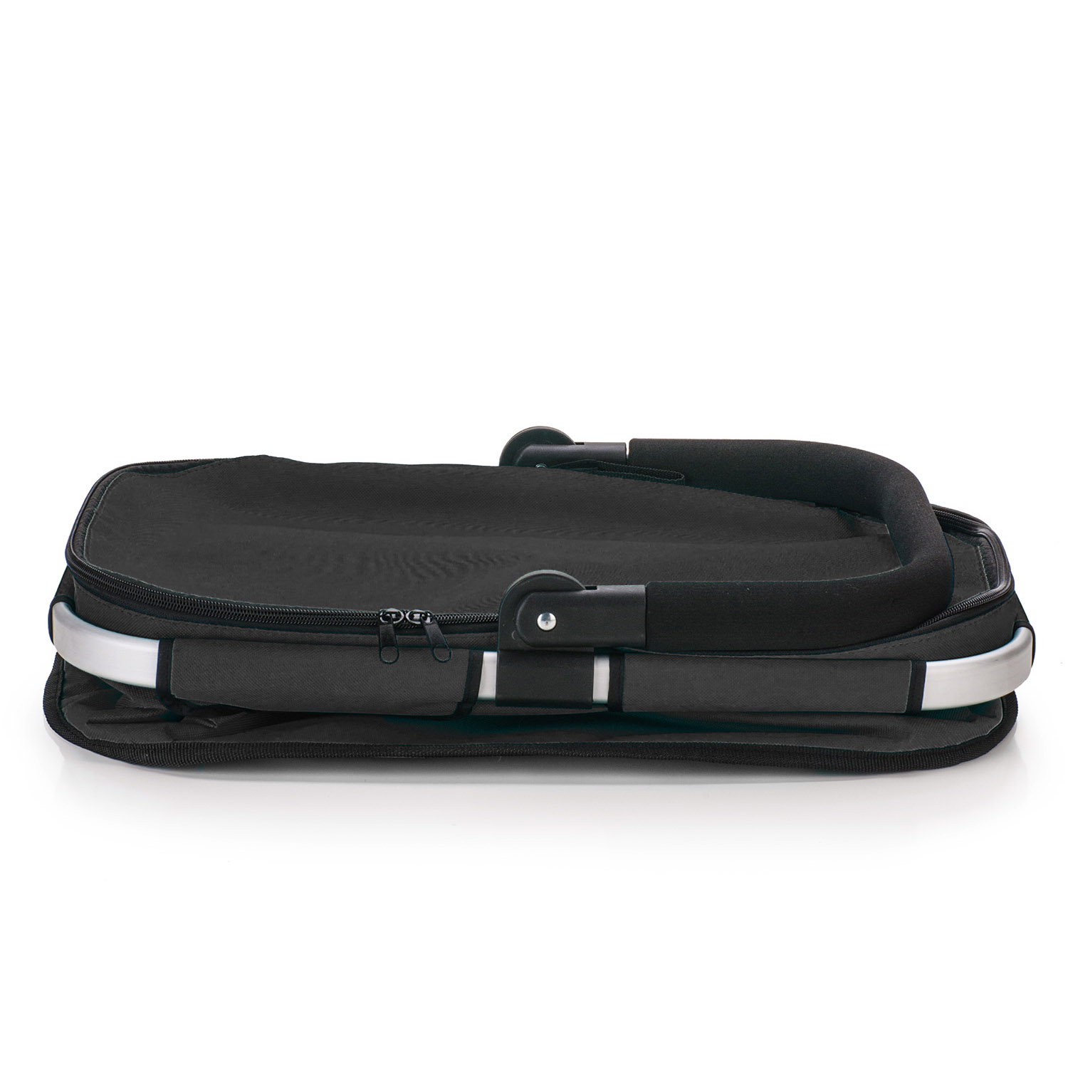 GENIUS Faltbarer Einkaufskorb FALKO PREMIUM 26 Liter blau mit weißen Ankern