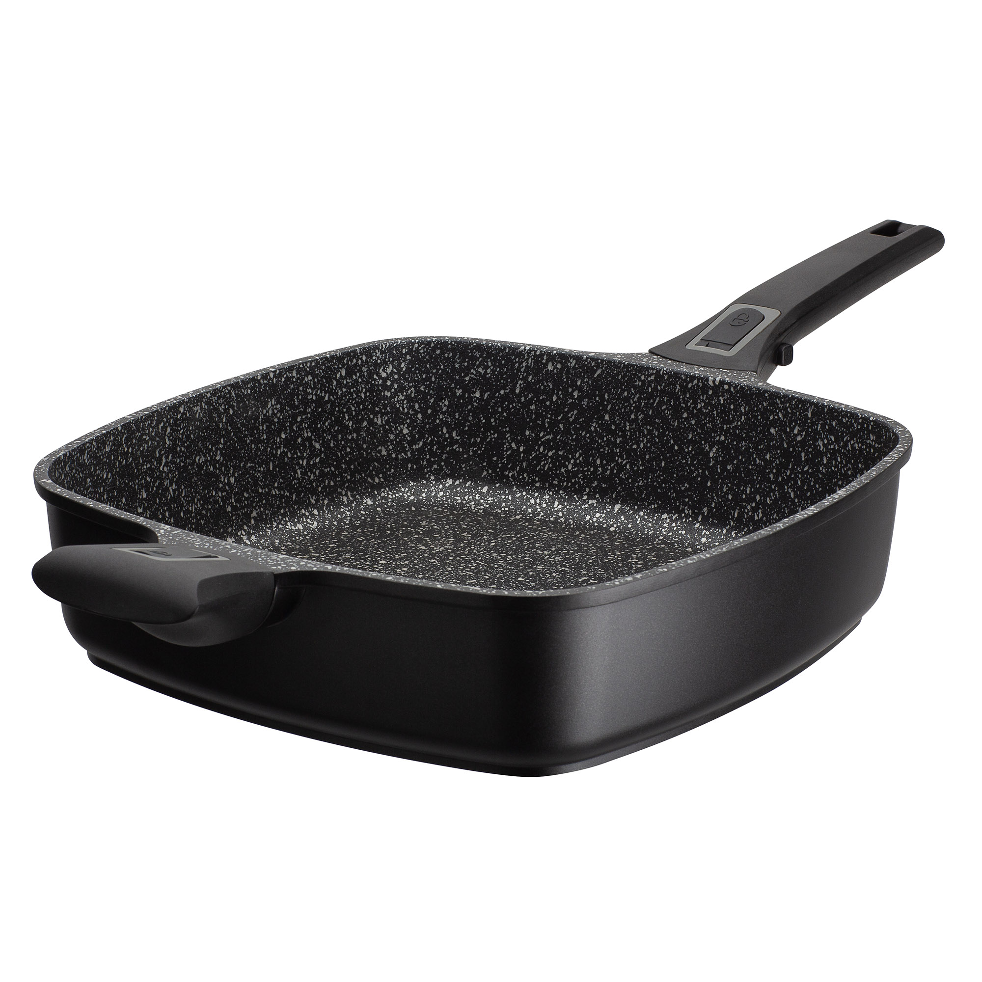 GSW Bratpfanne EASY CLICK QUADURA 28 cm eckig Antihaft mit abnehmbarem Griff