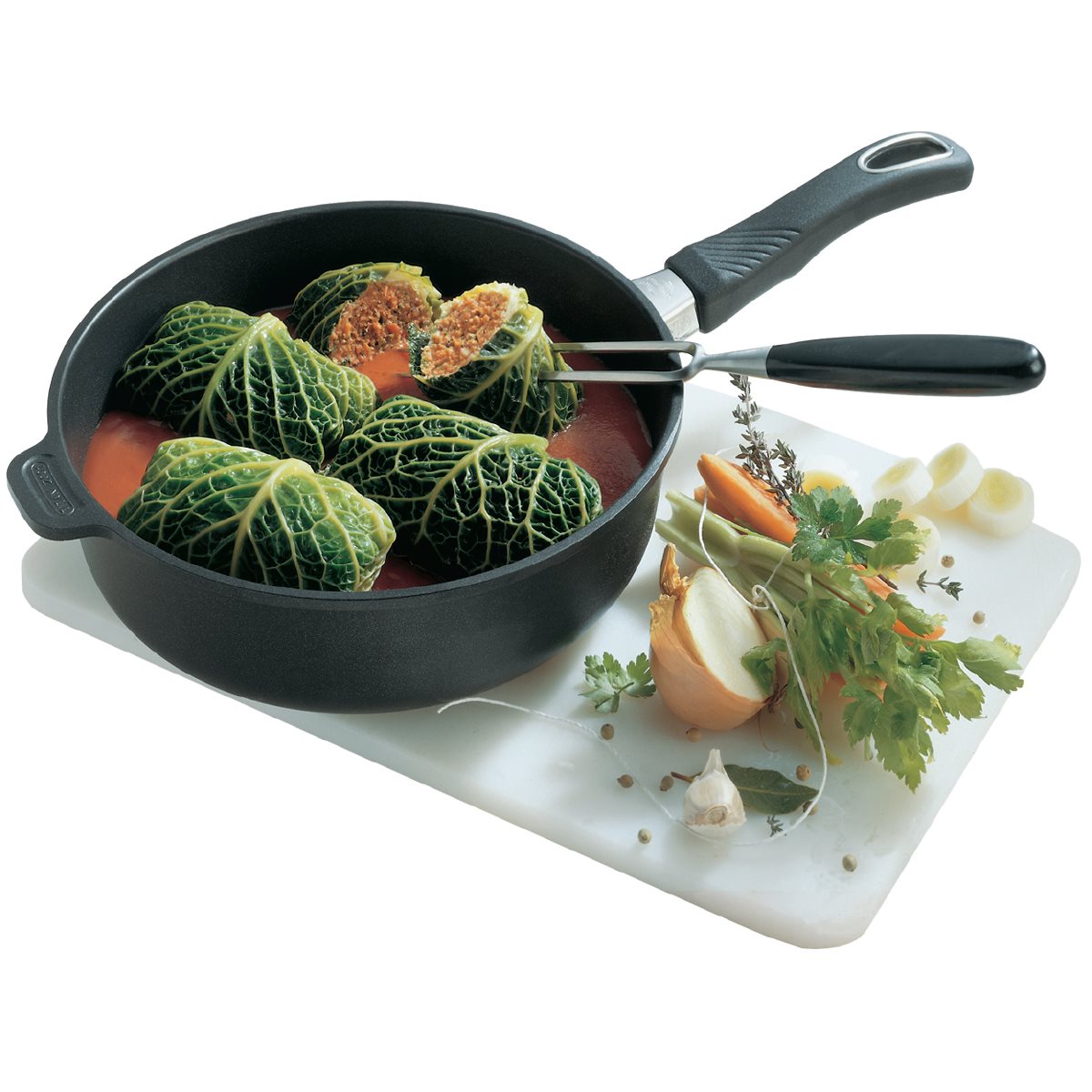 GASTROLUX cast iron frying pan EVO 24 cm height 7.5 cm INDUCTION PFAS-free