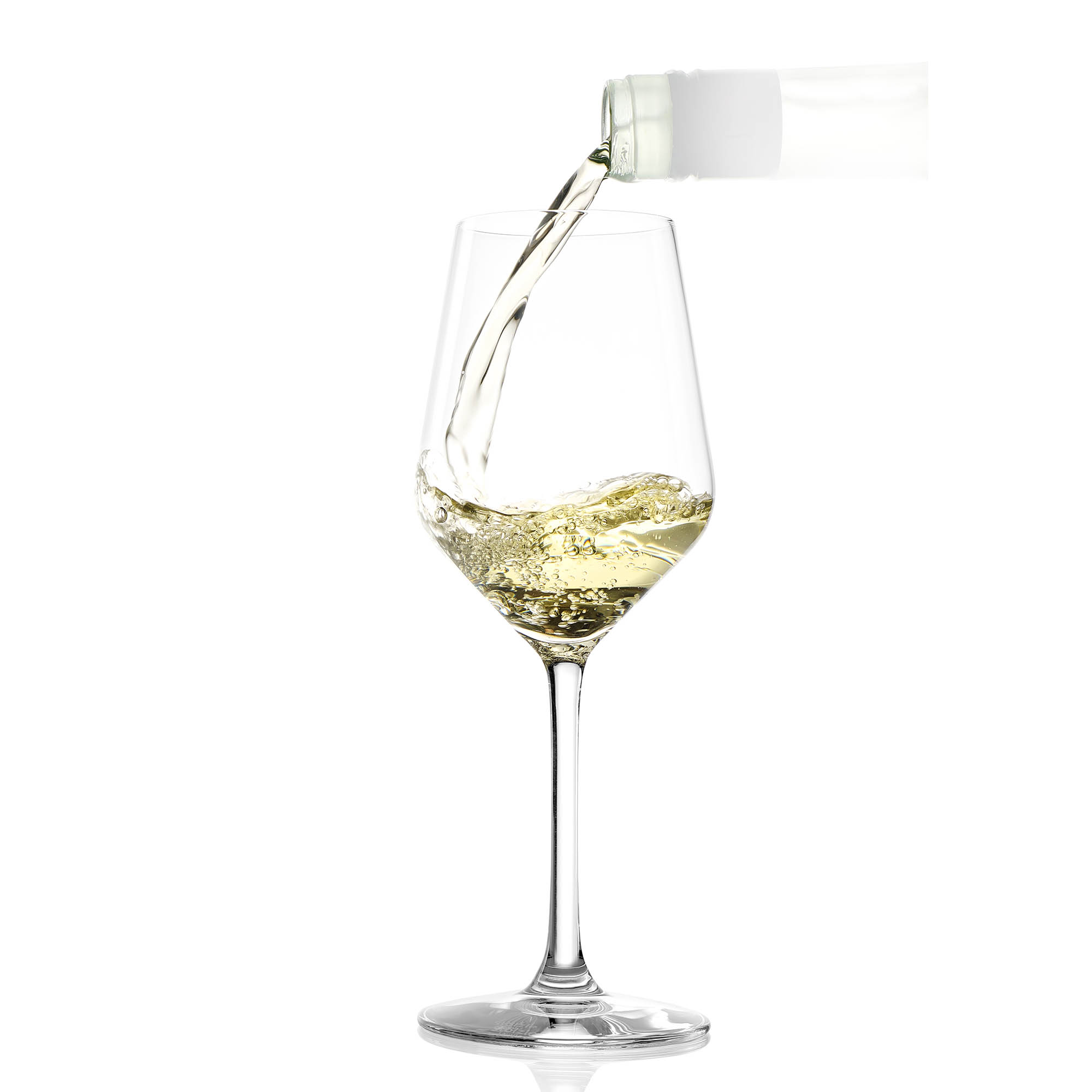 STÖLZLE LAUSITZ Series REVOLUTION White wine goblet 6 pieces calibrated 0.2 l filling mark