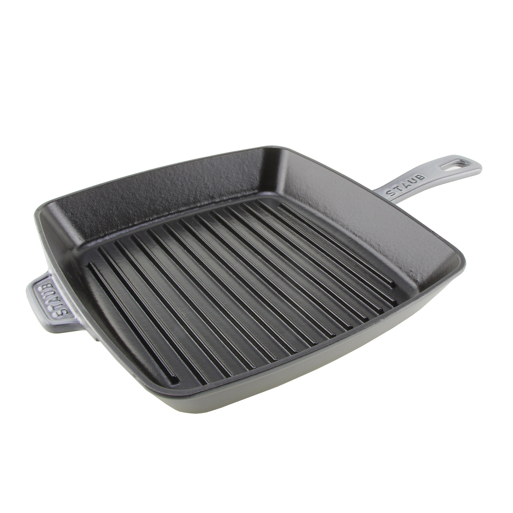 STAUB France Amerikanische Grillpfanne 26 x 26 cm Gusseisen graphitgrau