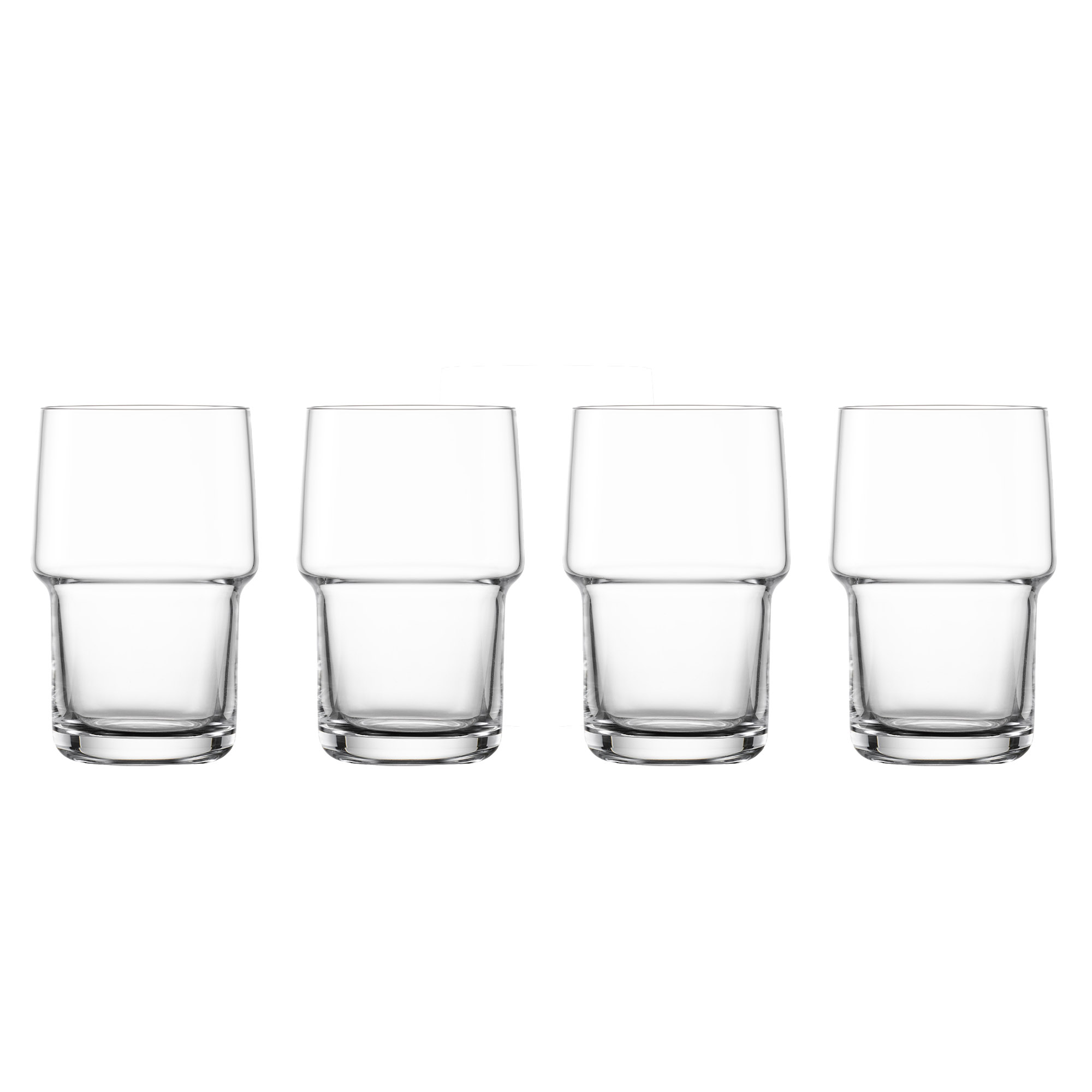 ZWIESEL GLAS Serie CLICK Allroundglas stapelbar 4 Stück Inhalt je 295 ml