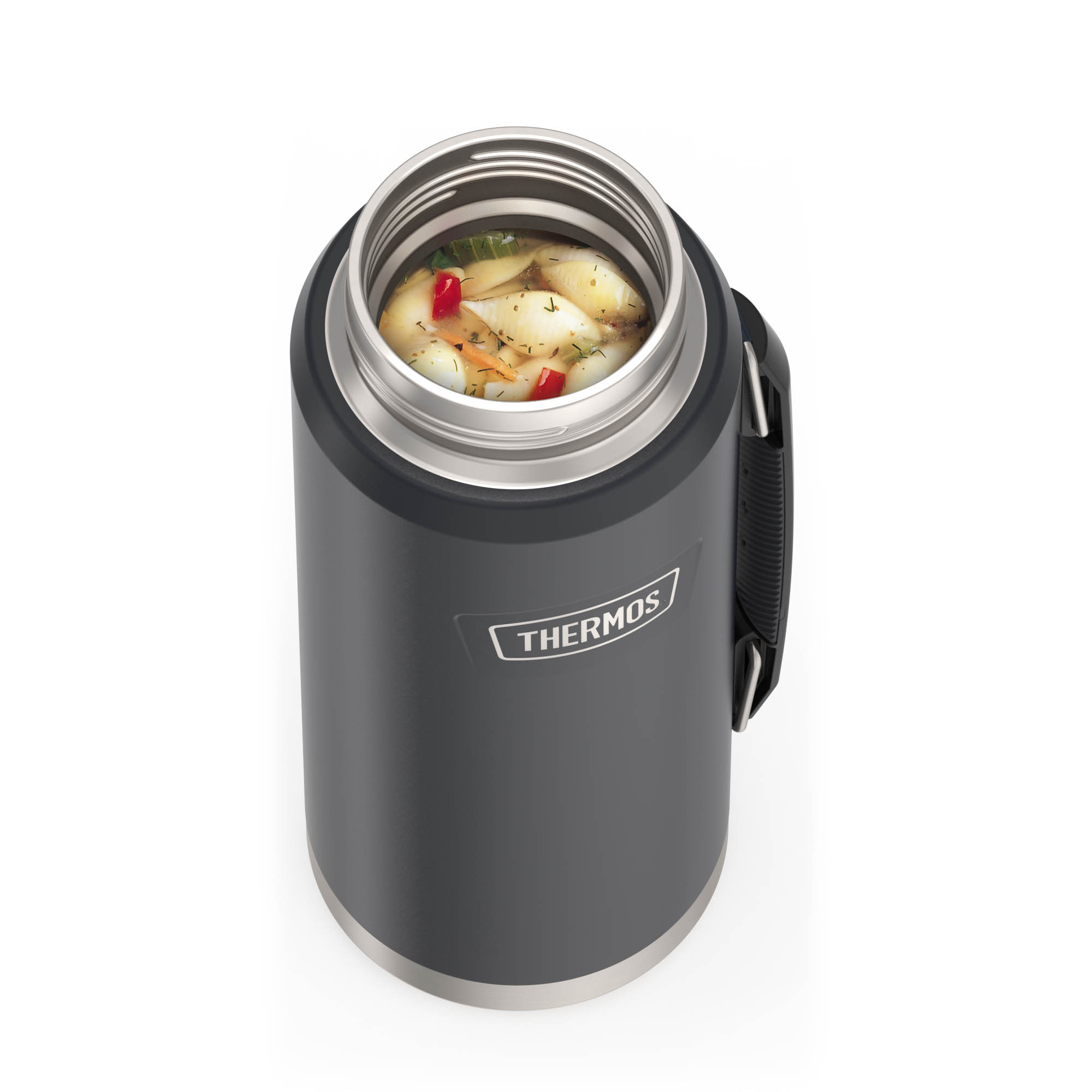 THERMOS ICON BEVERAGE BOTTLE 1.2 L Stainless Steel Double-Walled Graphite