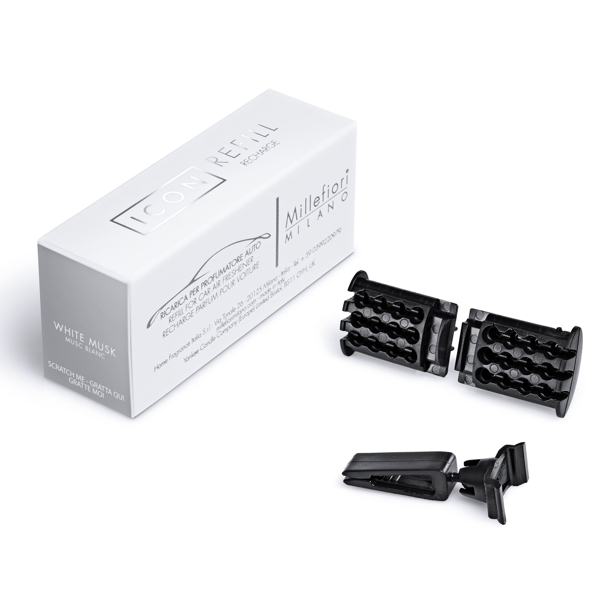 MILLEFIORI Autoduft - Car Air Freshener Icon Nachfüller WHITE MUSK