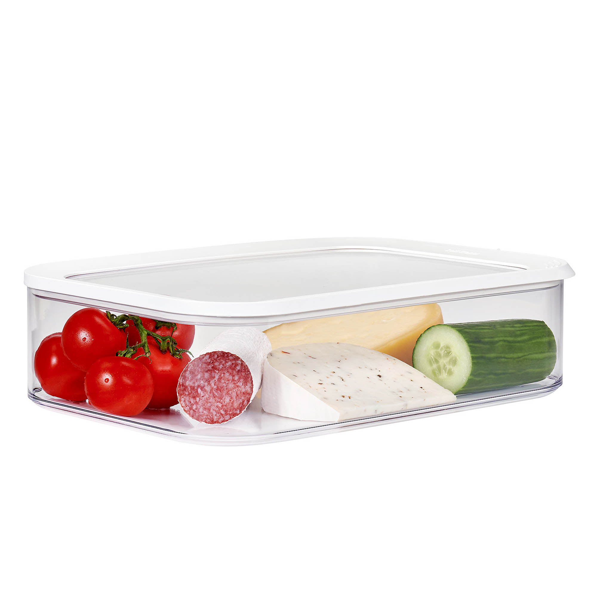 MEPAL Vorratsdose MODULA Frühstücksdose XXL 4,8 Liter transparent weiß