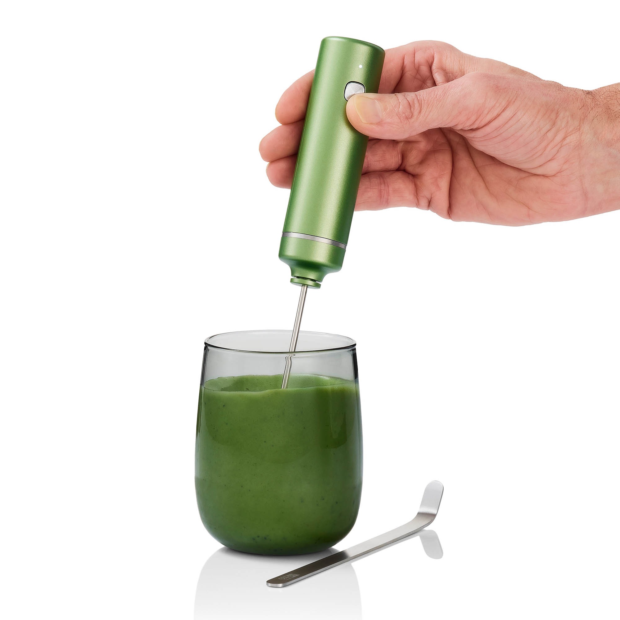AdHoc Matcha-Genießer-Set CHADO mit Aufschäumer, Glas 250 ml und Matcha-Löffel