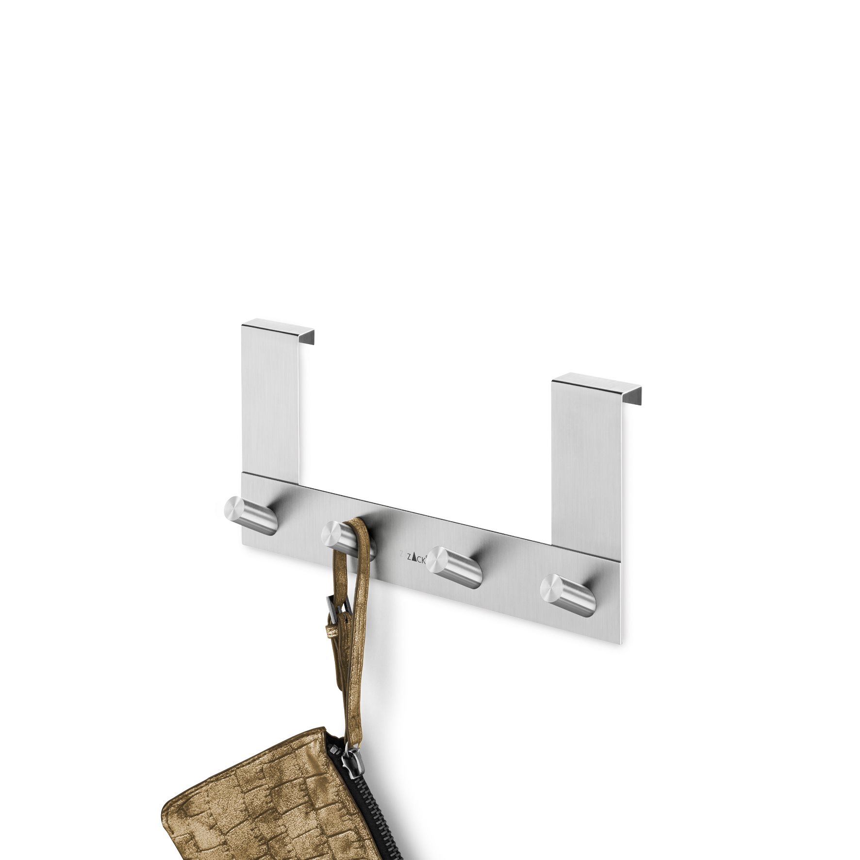 ZACK Türhakenleiste EXIT für Falzstärke ab 1,6-1,9 cm AUSSEN Edelstahl mattiert